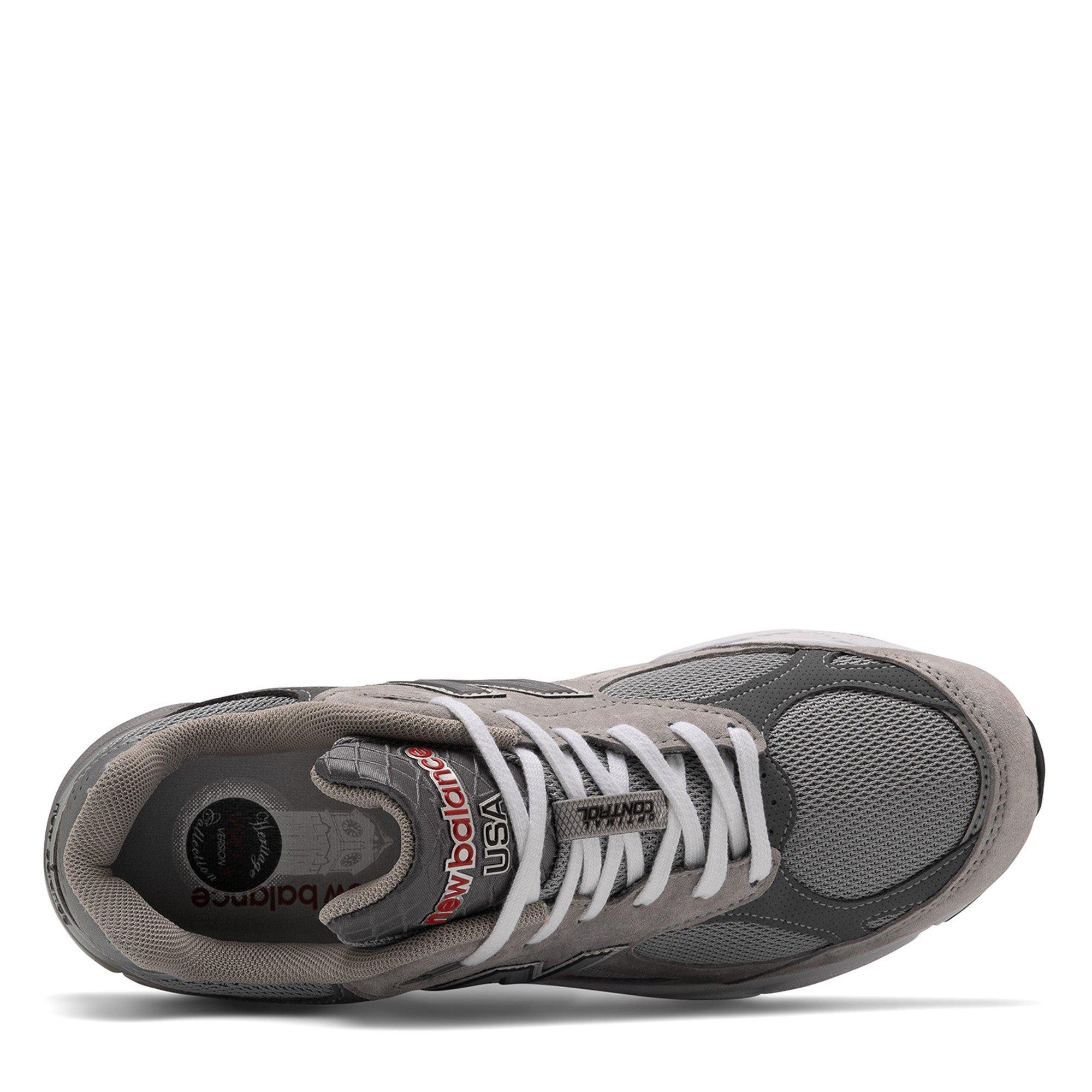 Grey - New Balance - 990v3 Trainers - 3