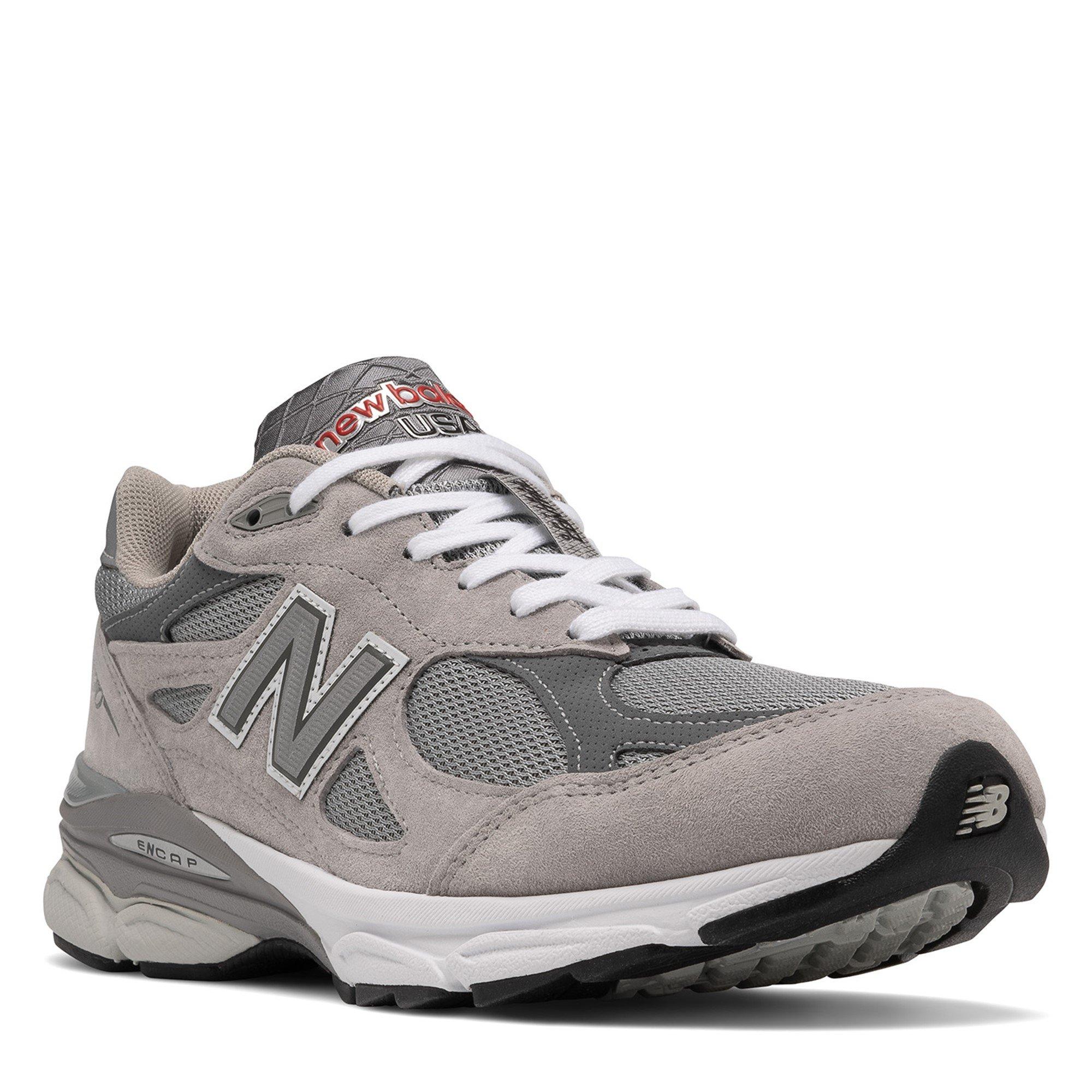 Grey - New Balance - 990v3 Trainers - 4