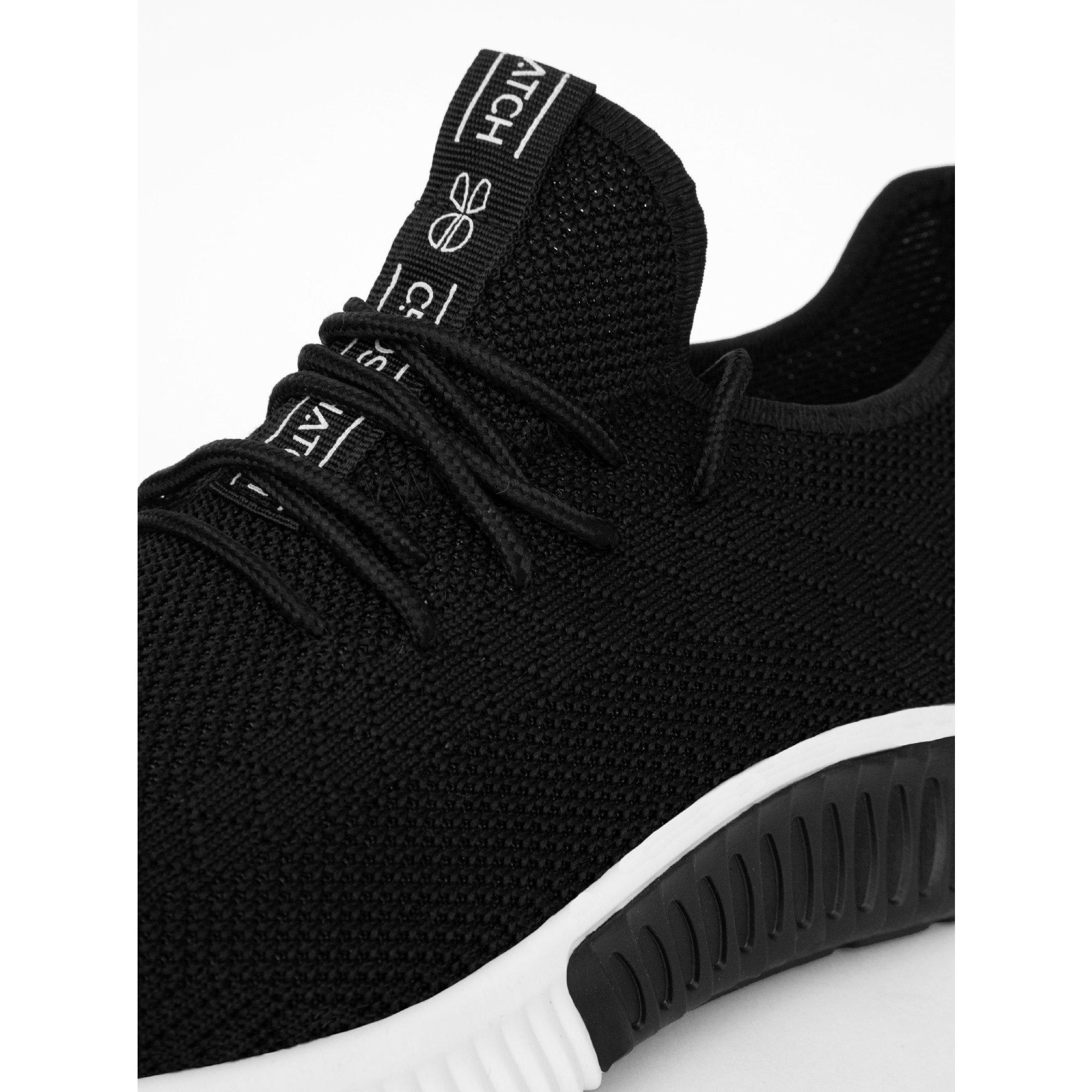 Black - Crosshatch - Men's Rideout Trainers - 3