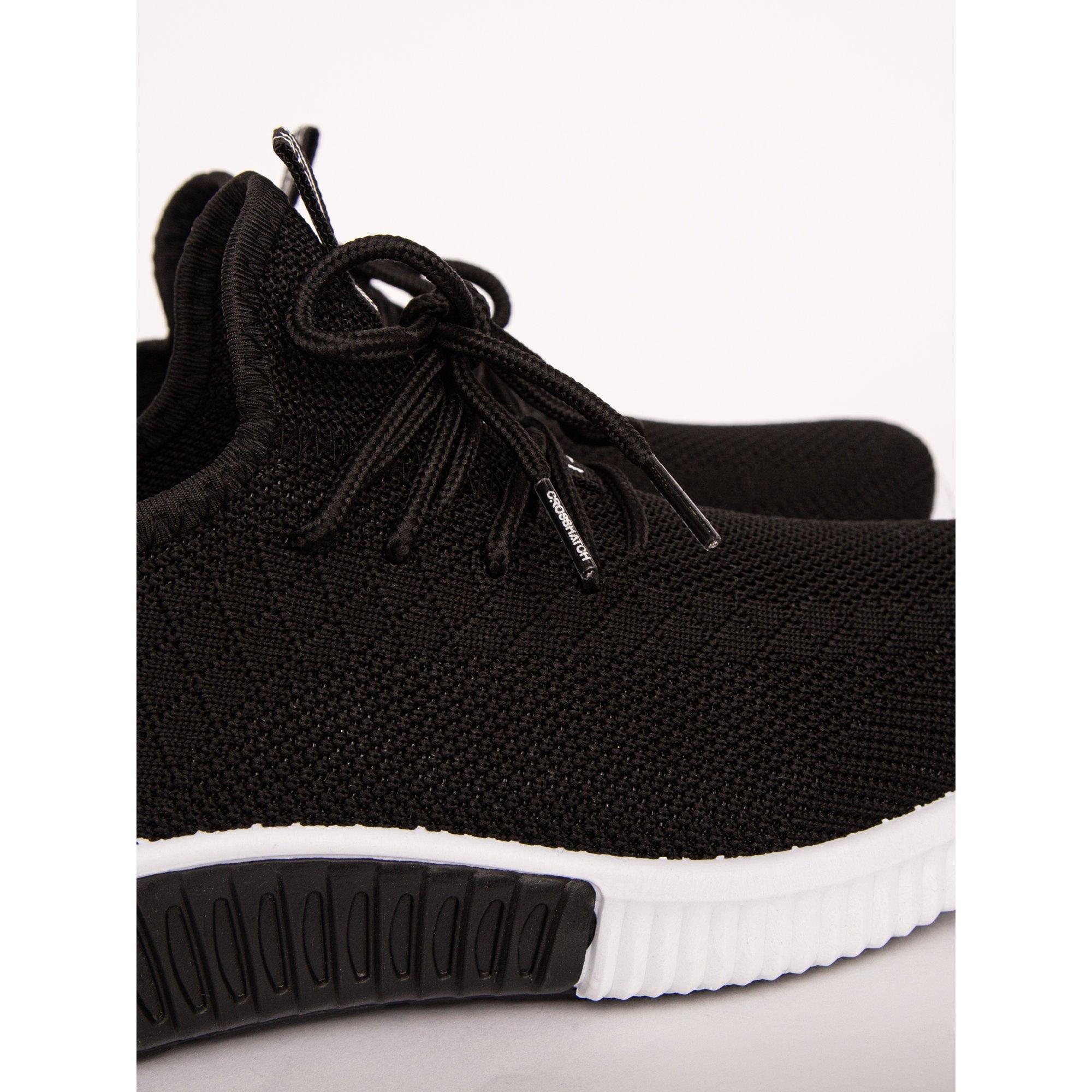 Black - Crosshatch - Men's Rideout Trainers - 4