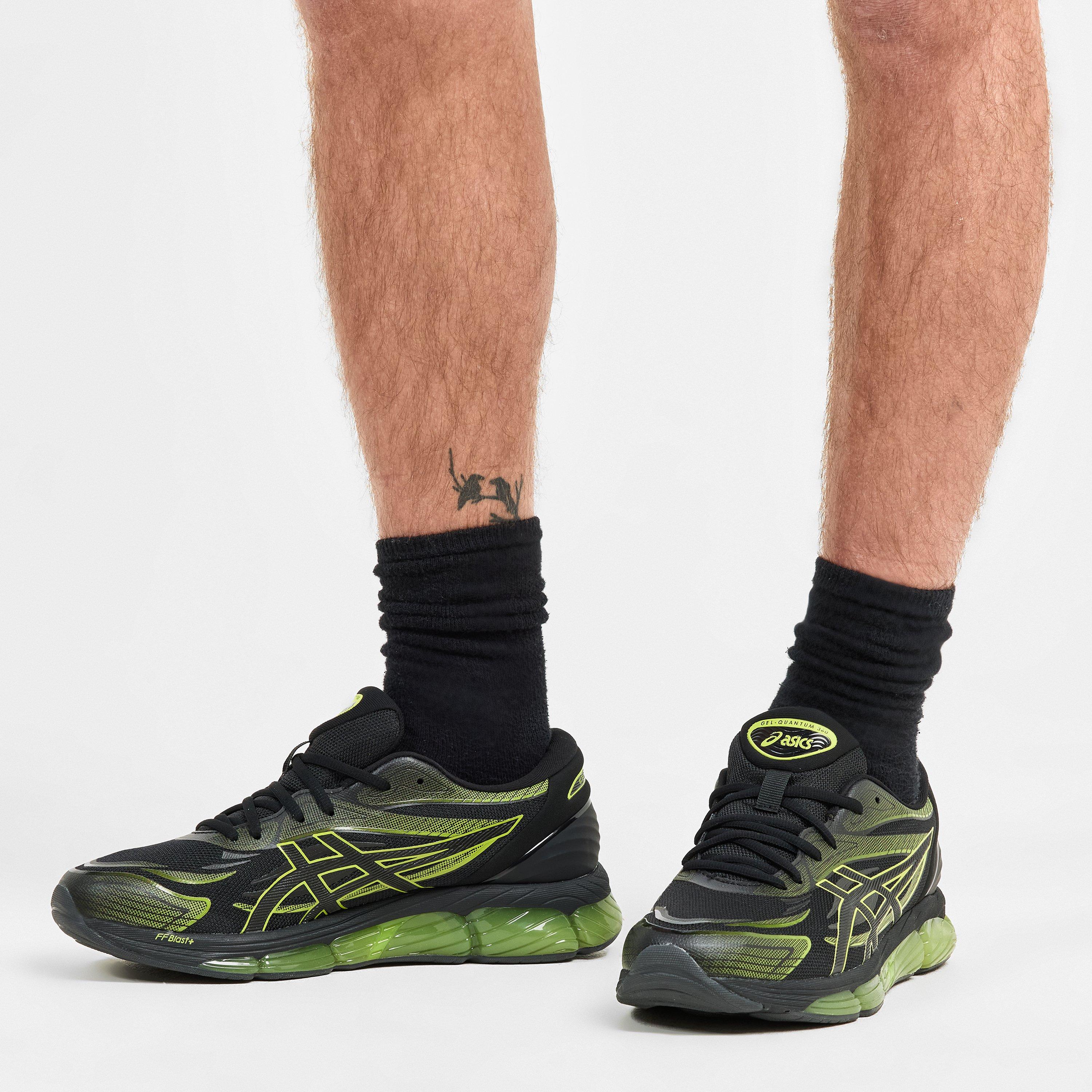 Black/Grn Apple - Asics - Men's Gel Quantum 8 Runners - 3