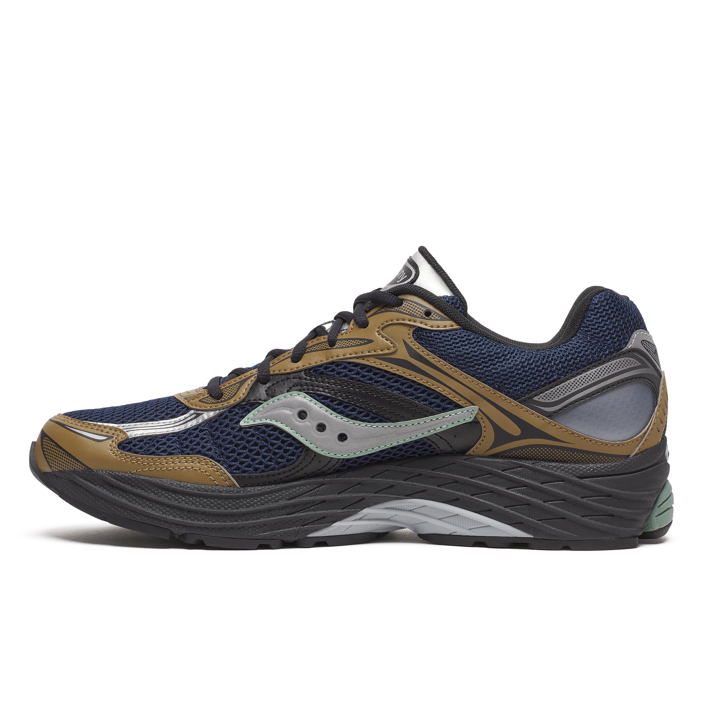 Brown/Navy - Saucony - Men's Progrid Omni Athletic Runners - 3