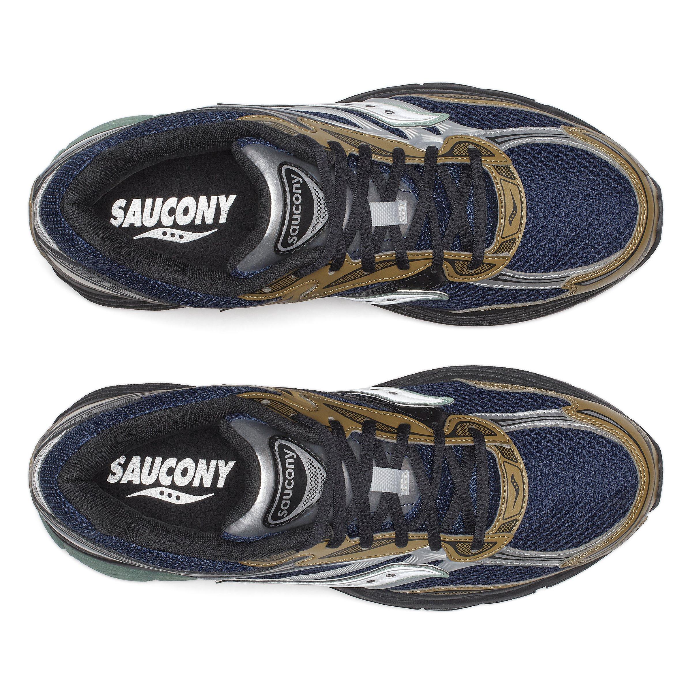 Brown/Navy - Saucony - Men's Progrid Omni Athletic Runners - 5