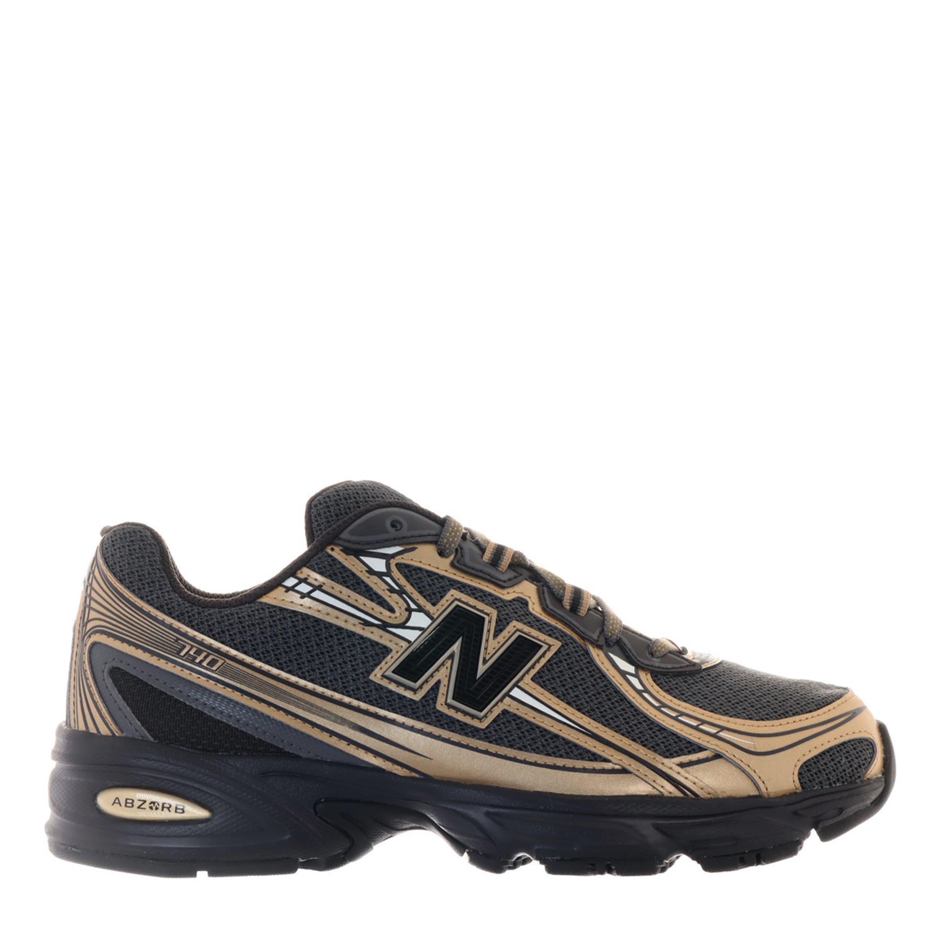 New Balance NB 740 Mens - Black/Gold - Size 7 (40.5)