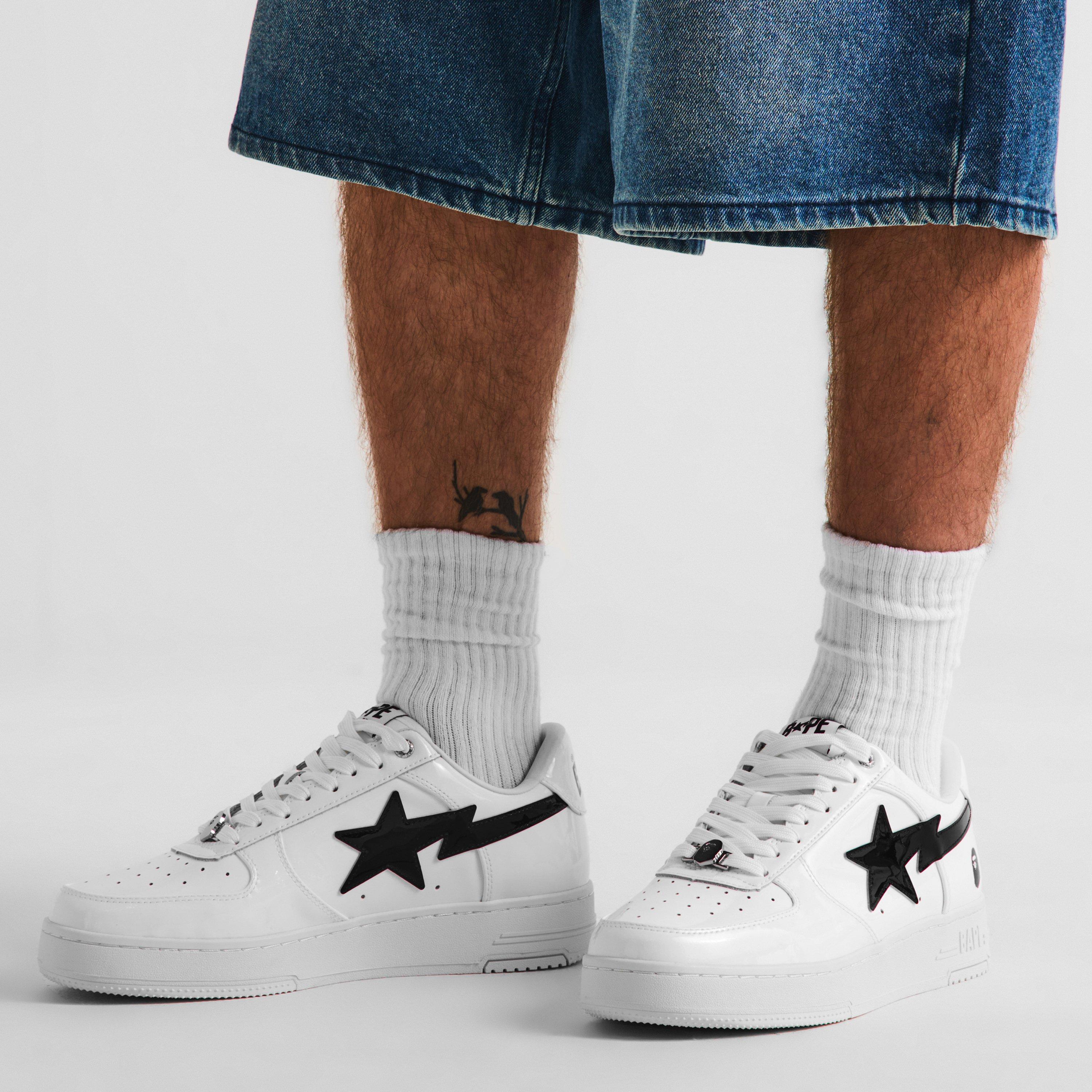 White - A Bathing Ape - Men's Low-Top Trainers - 3