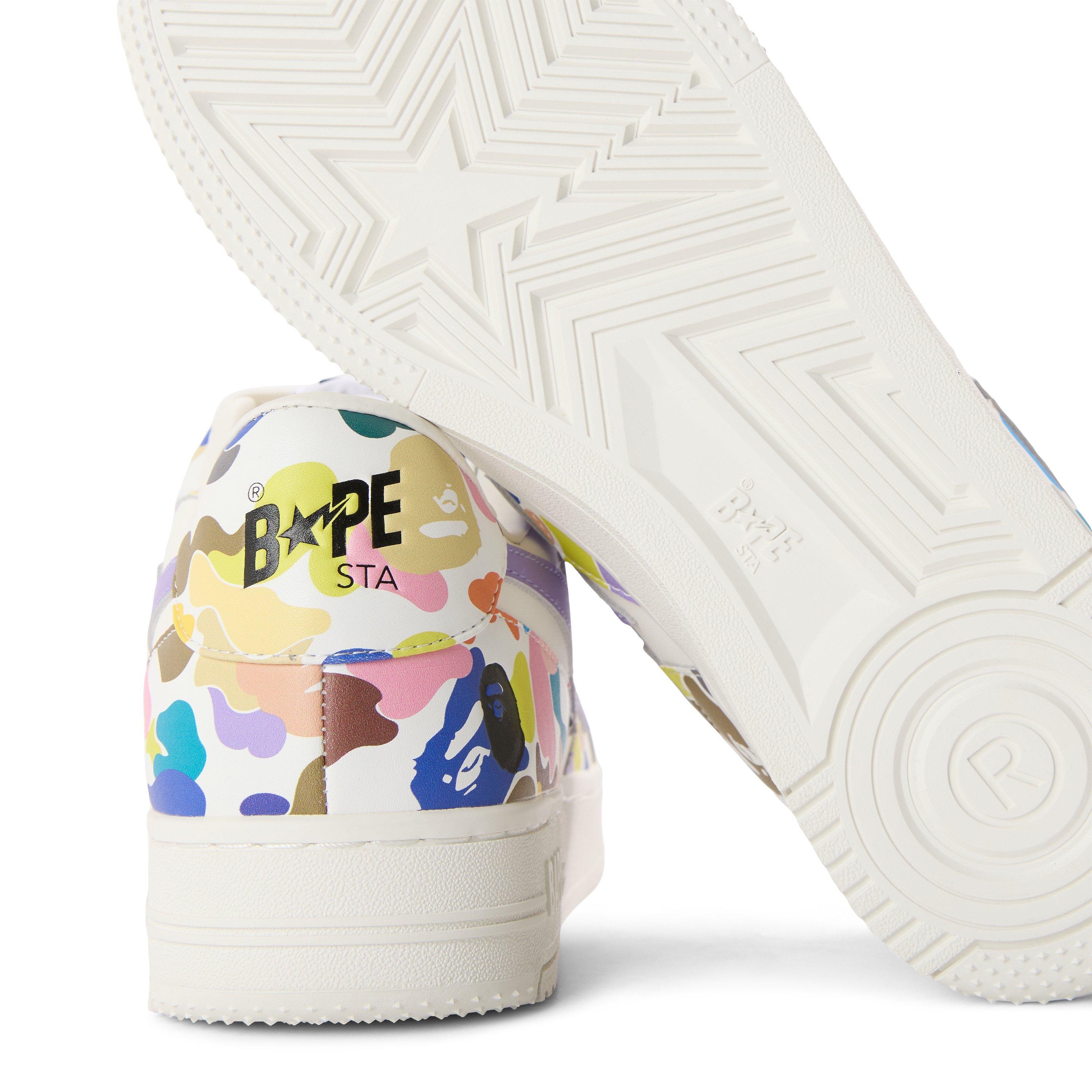 White Multi - A Bathing Ape - Men's Low-Top Trainers - 3