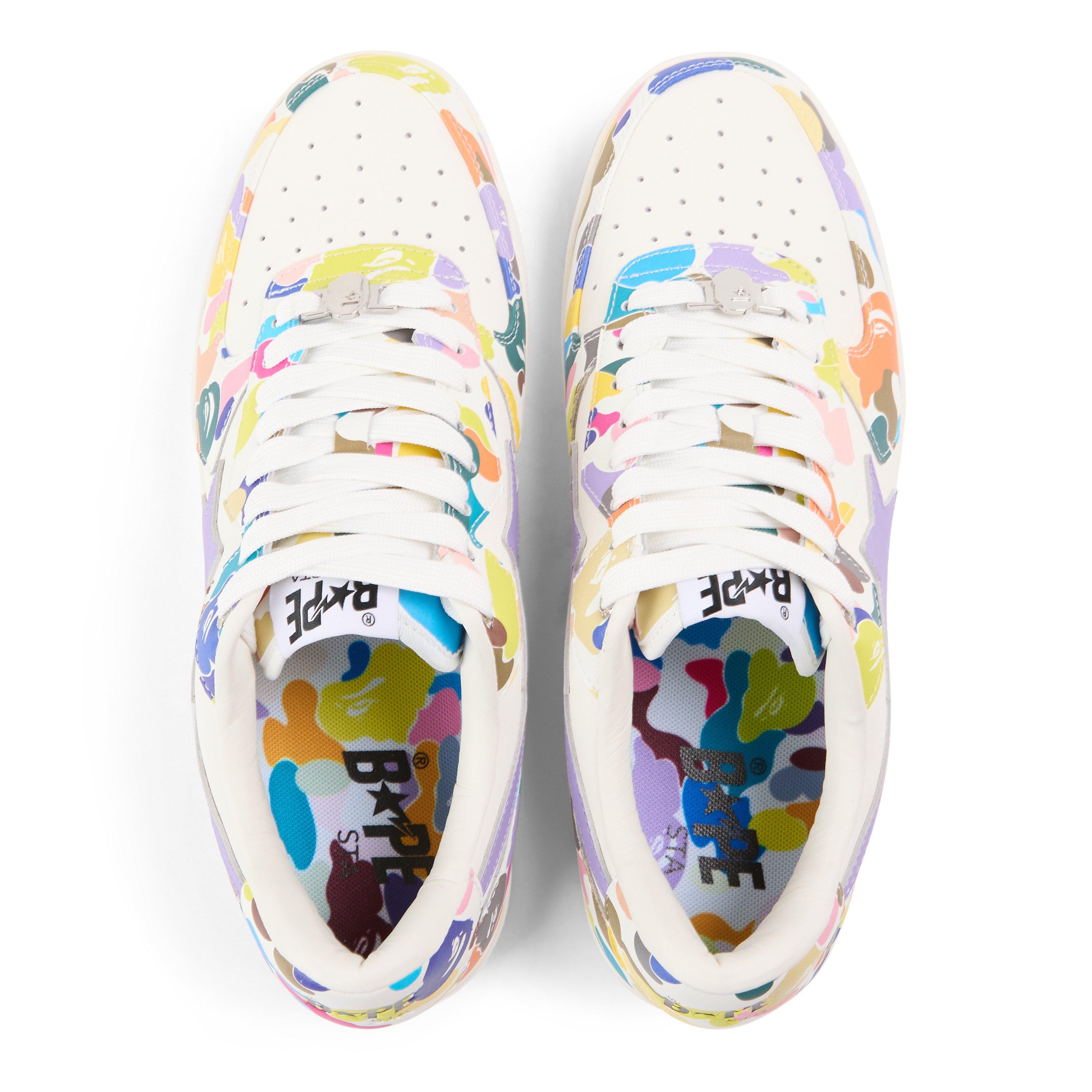 White Multi - A Bathing Ape - Men's Low-Top Trainers - 4