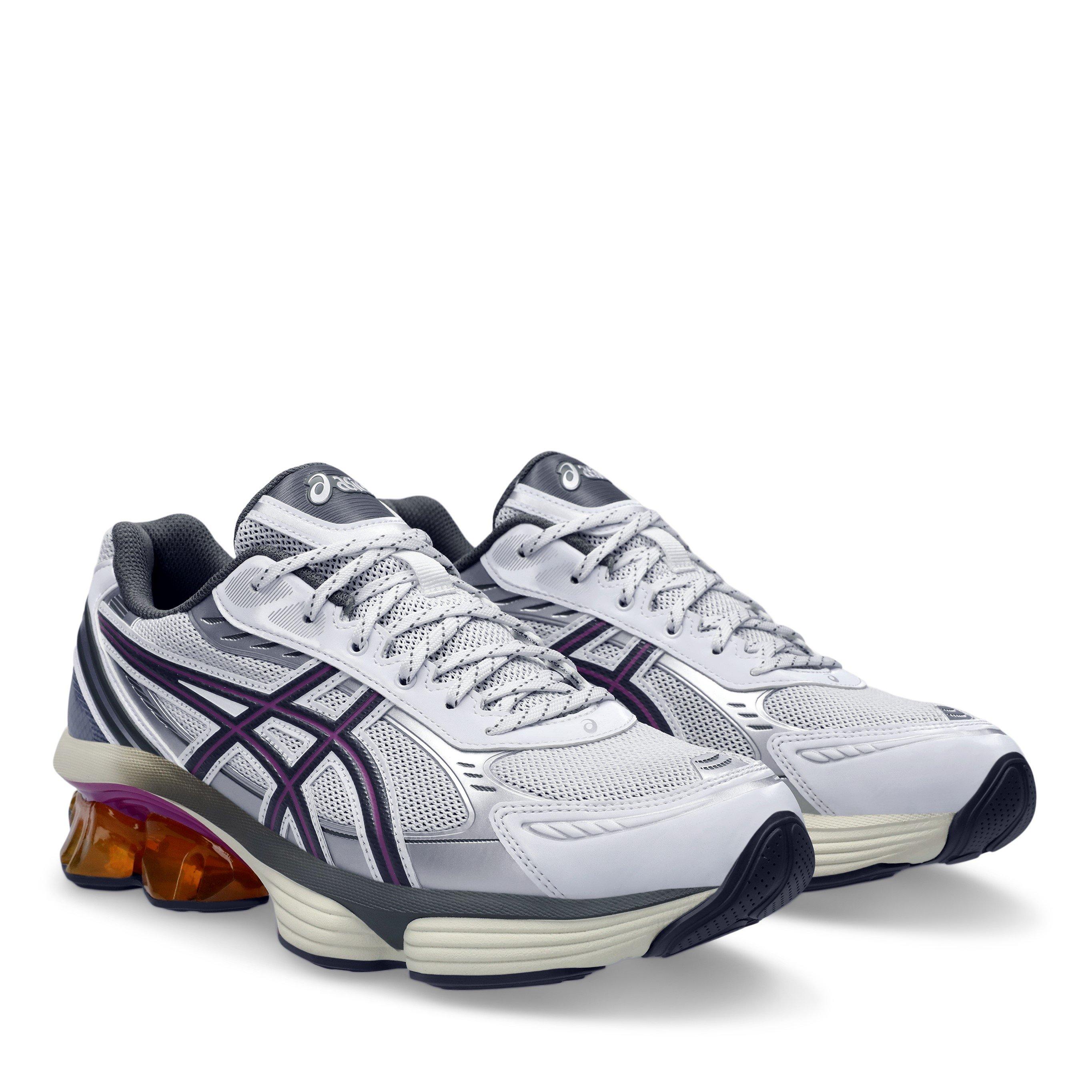 WHT/TRUFFLE GRY - Asics - Asics GEL-Kinetic Fluent Sportstyle Trainers - 4
