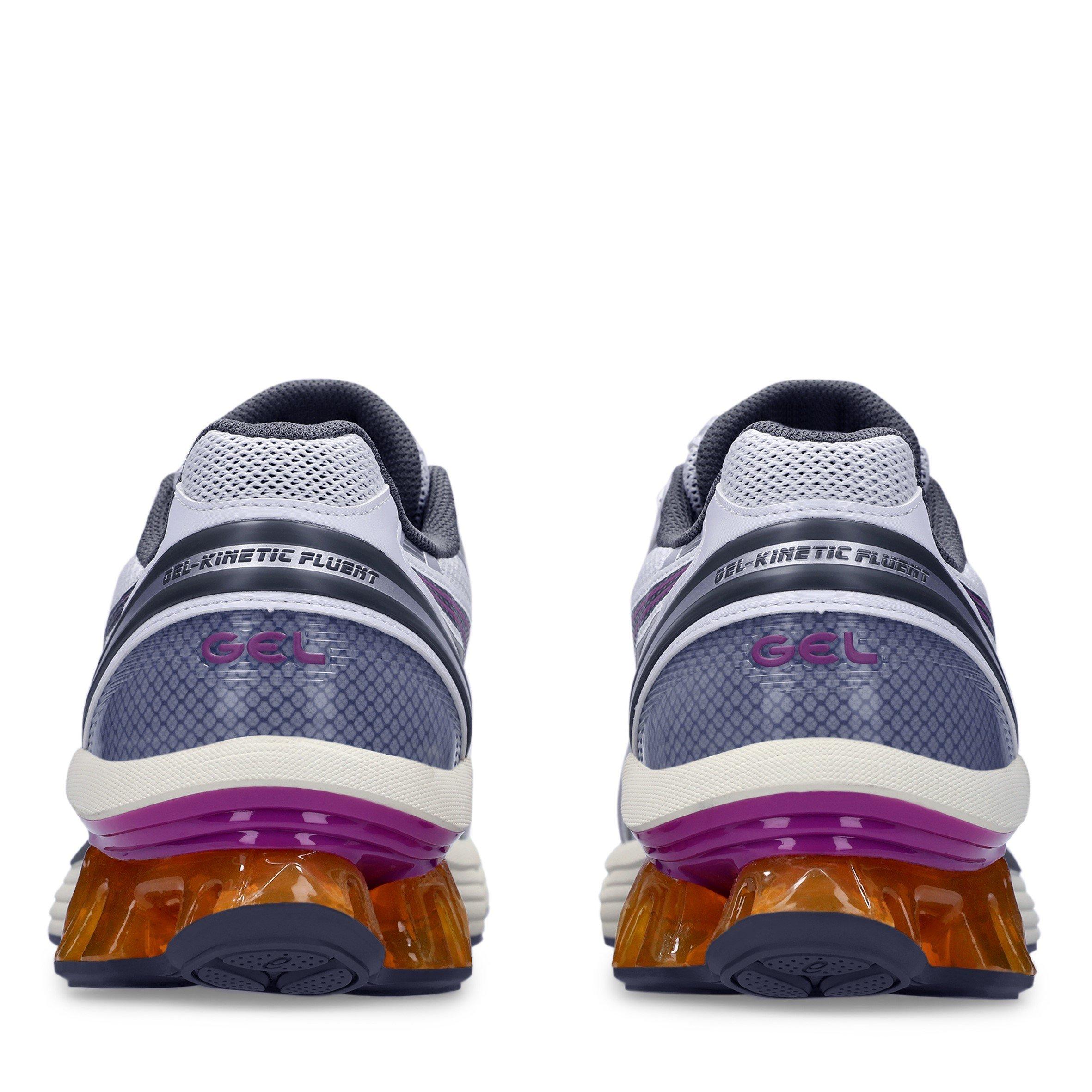 WHT/TRUFFLE GRY - Asics - Asics GEL-Kinetic Fluent Sportstyle Trainers - 7