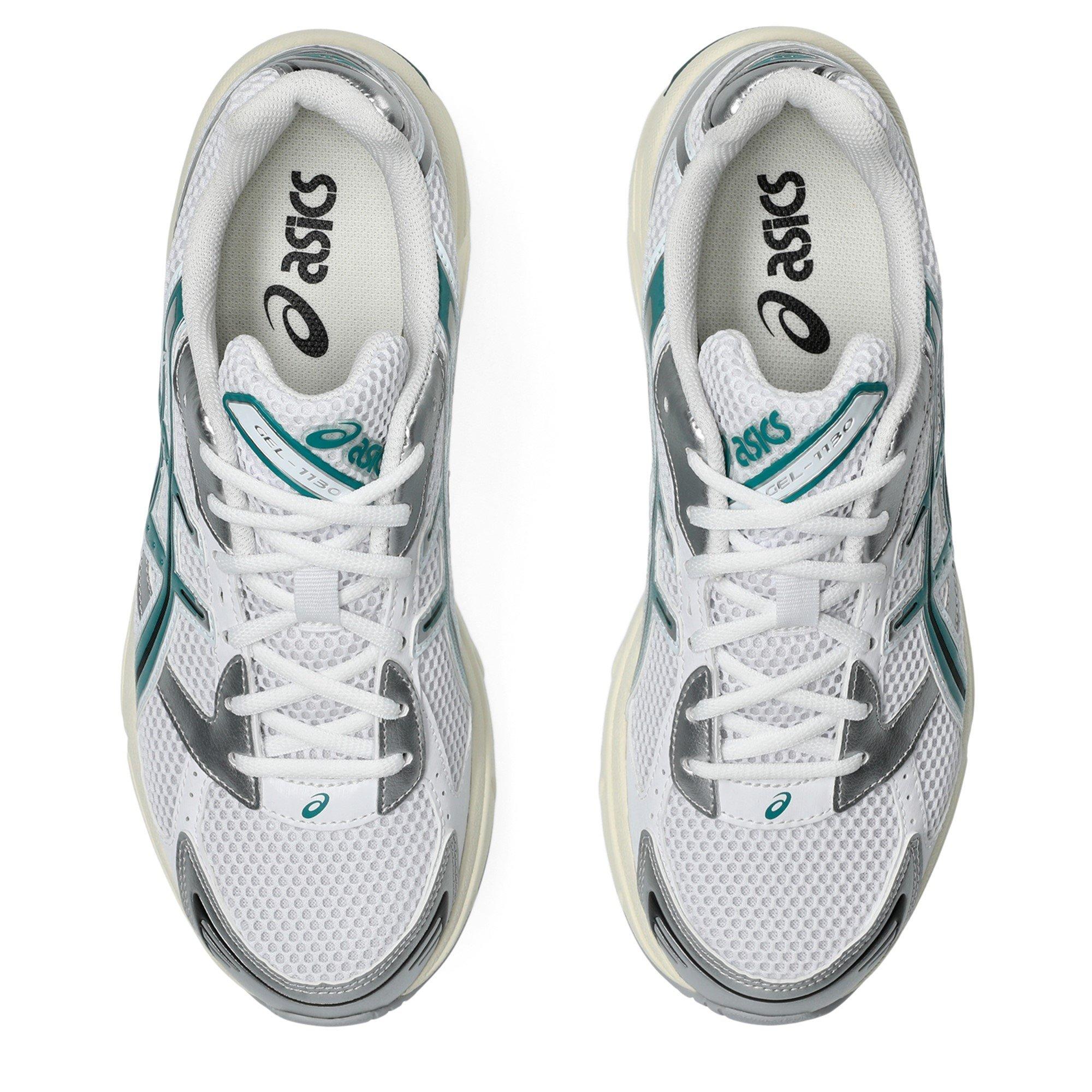 WHT/RAINY LAKE - Asics - GEL-1130 Mens Sportstyle Shoes - 6