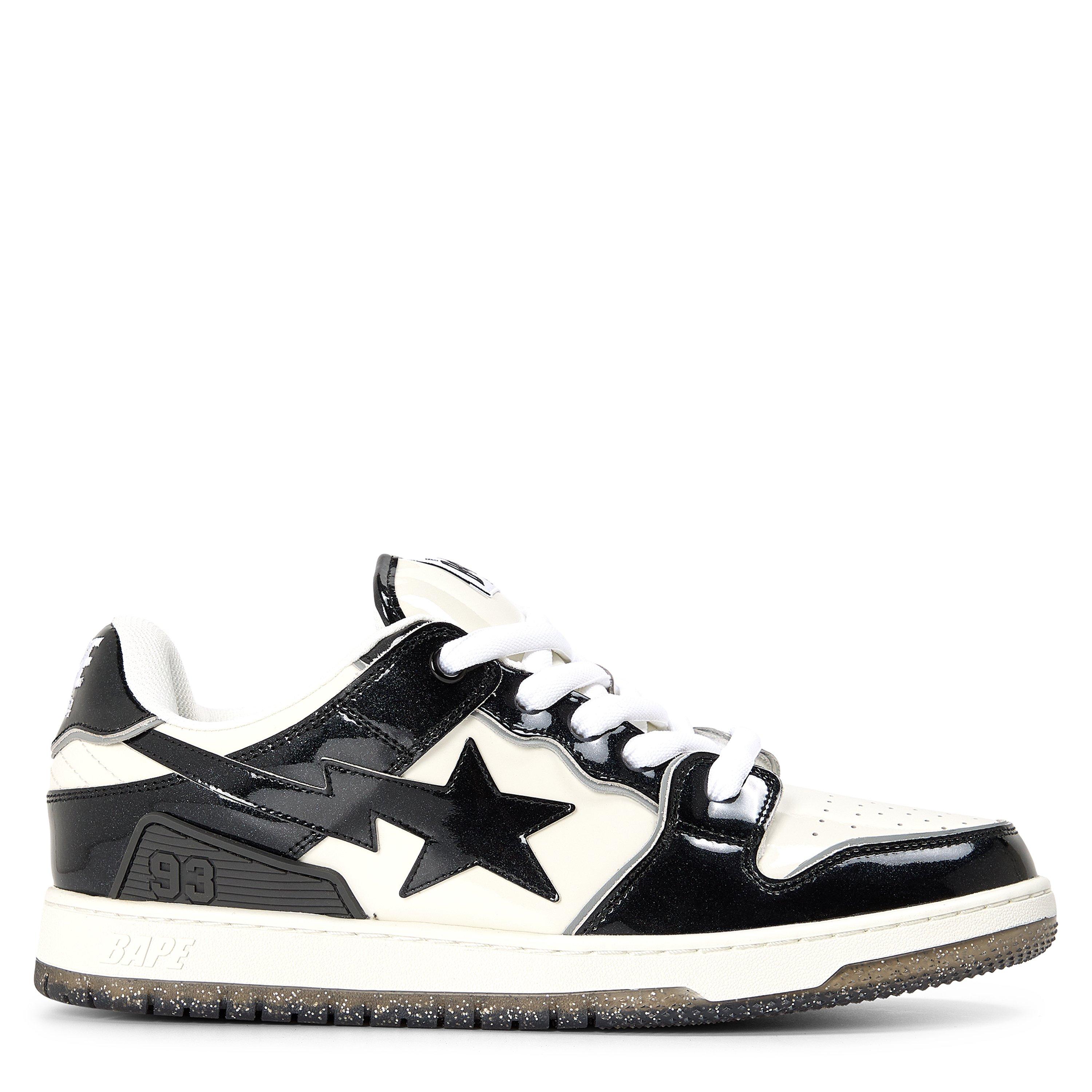 Black/White - A Bathing Ape - Men's Low-Top Trainers - 1
