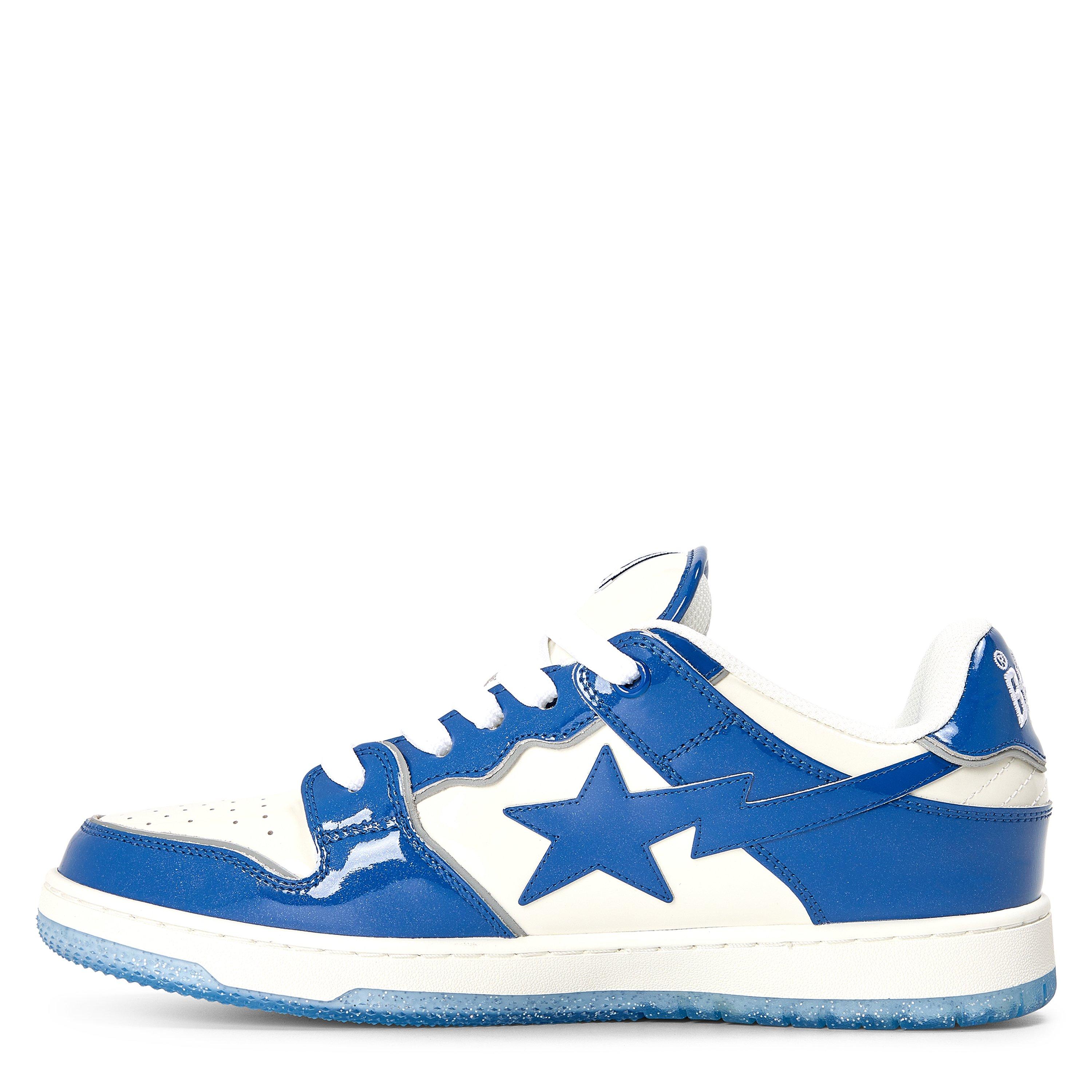 Blue/White - A Bathing Ape - Men's Low-Top Trainers - 2