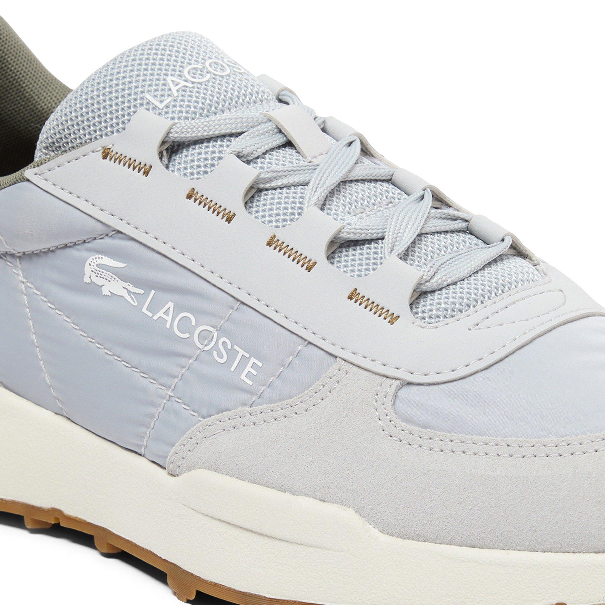 LT GRY/KHK - Lacoste - Mens Elite Active Evo Sneakers - 6