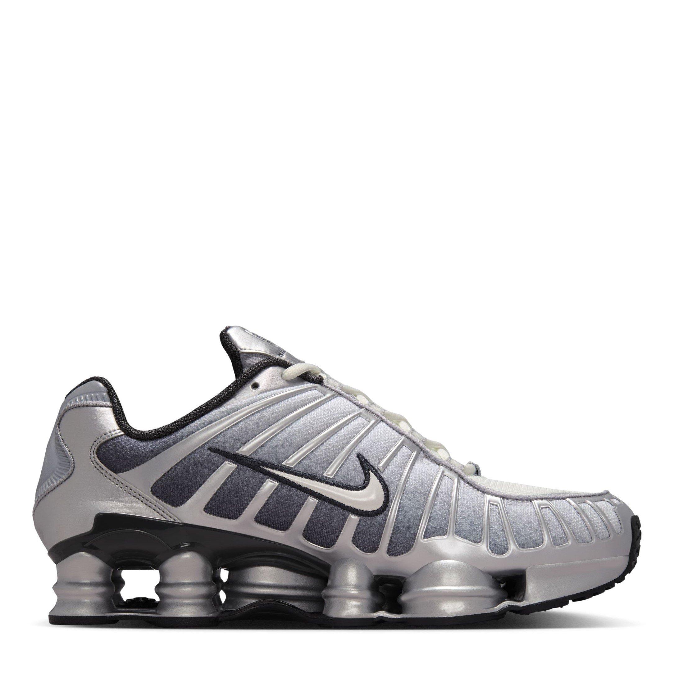Nike Men's Shox Tl Trainers - Met Silver/Wolf - 7 (41)
