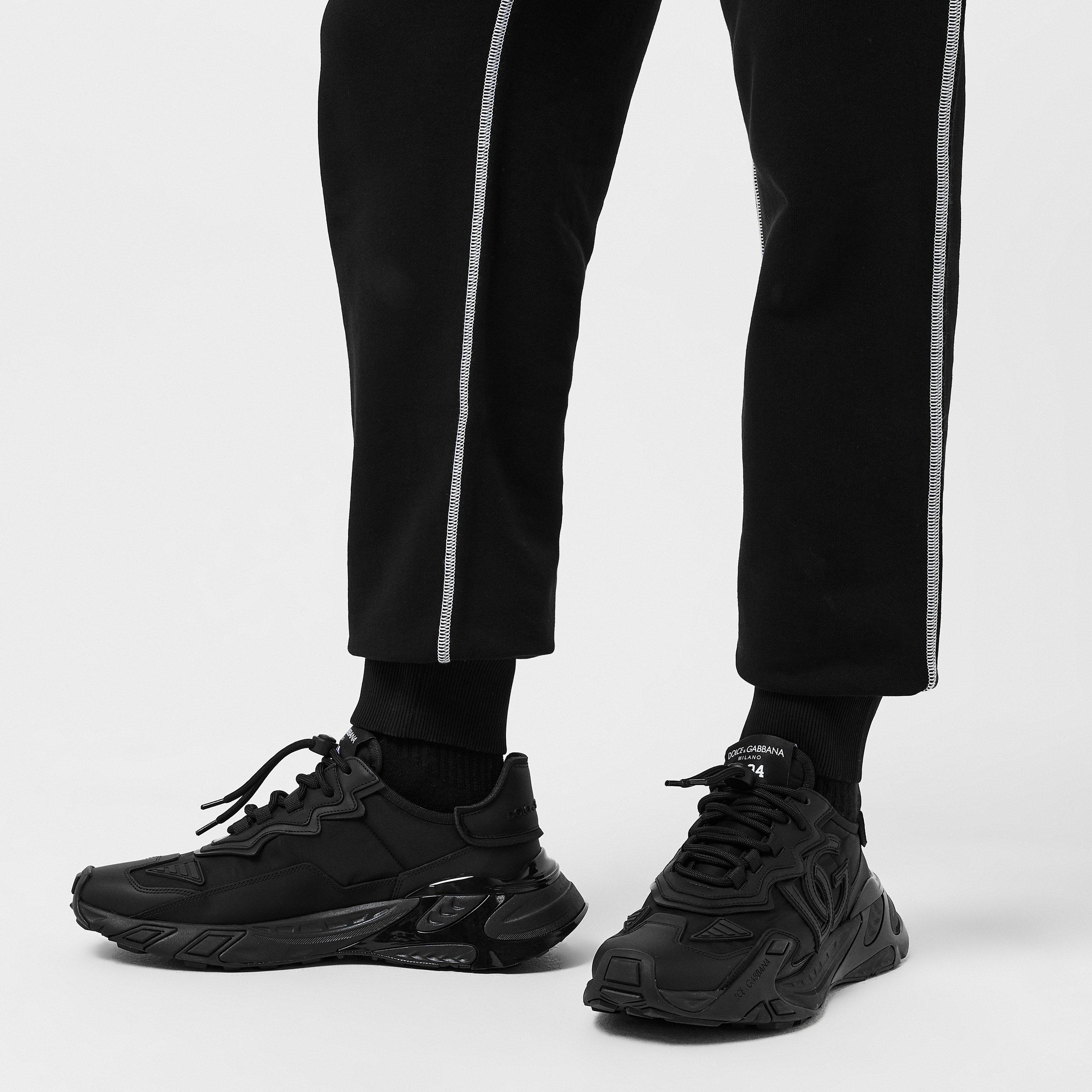 Black/Black - Dolce and Gabbana - Day Faster Sneakers - 3