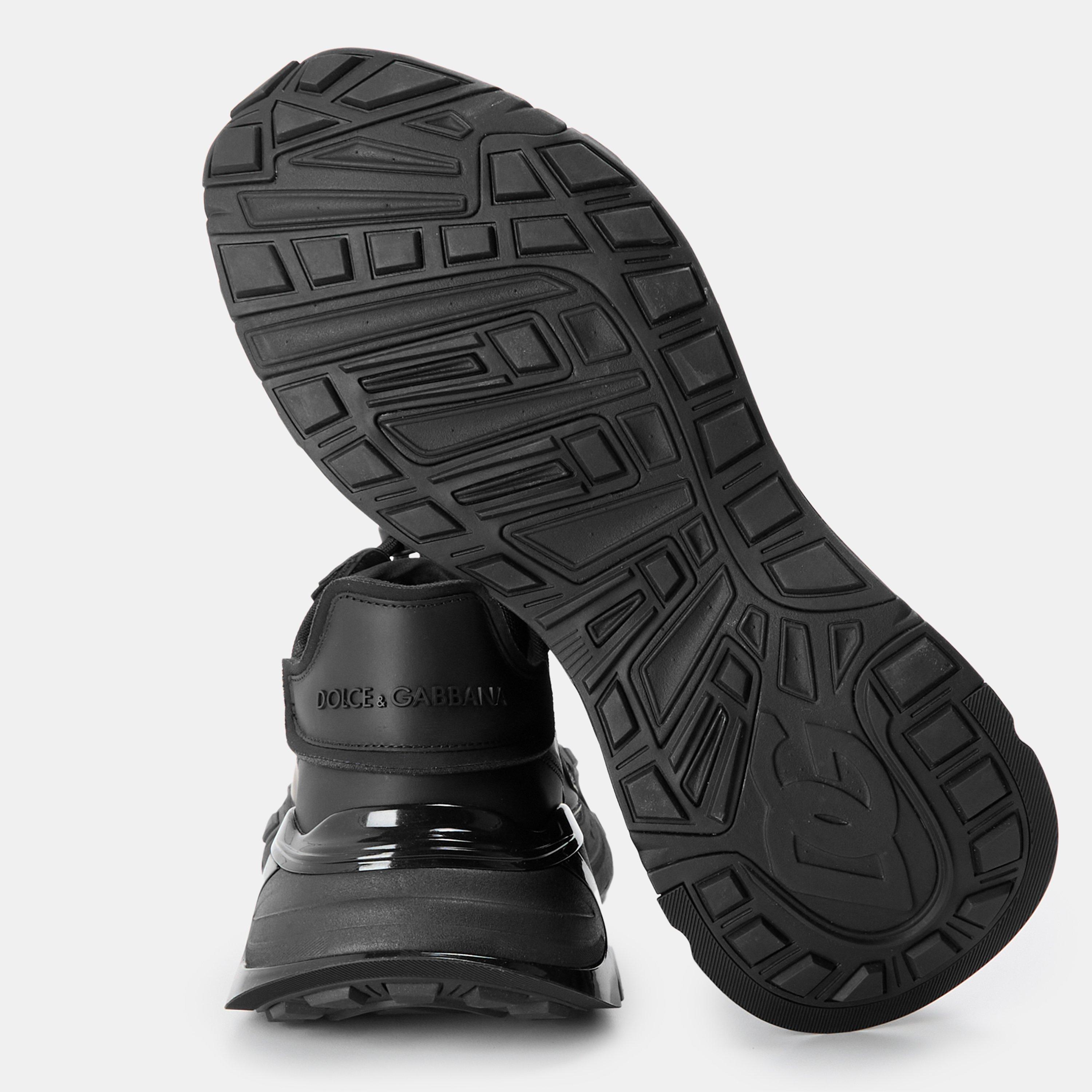 Black/Black - Dolce and Gabbana - Day Faster Sneakers - 4