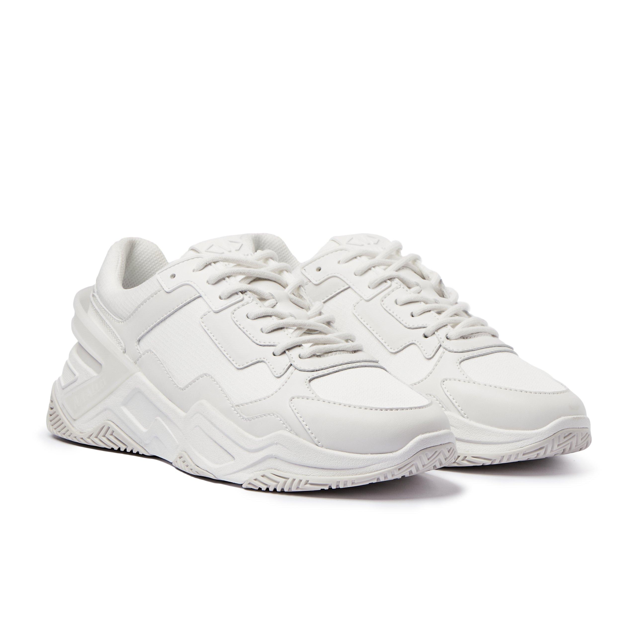 Triple White - Mallet - Men's Union Chunky Trainers - 3