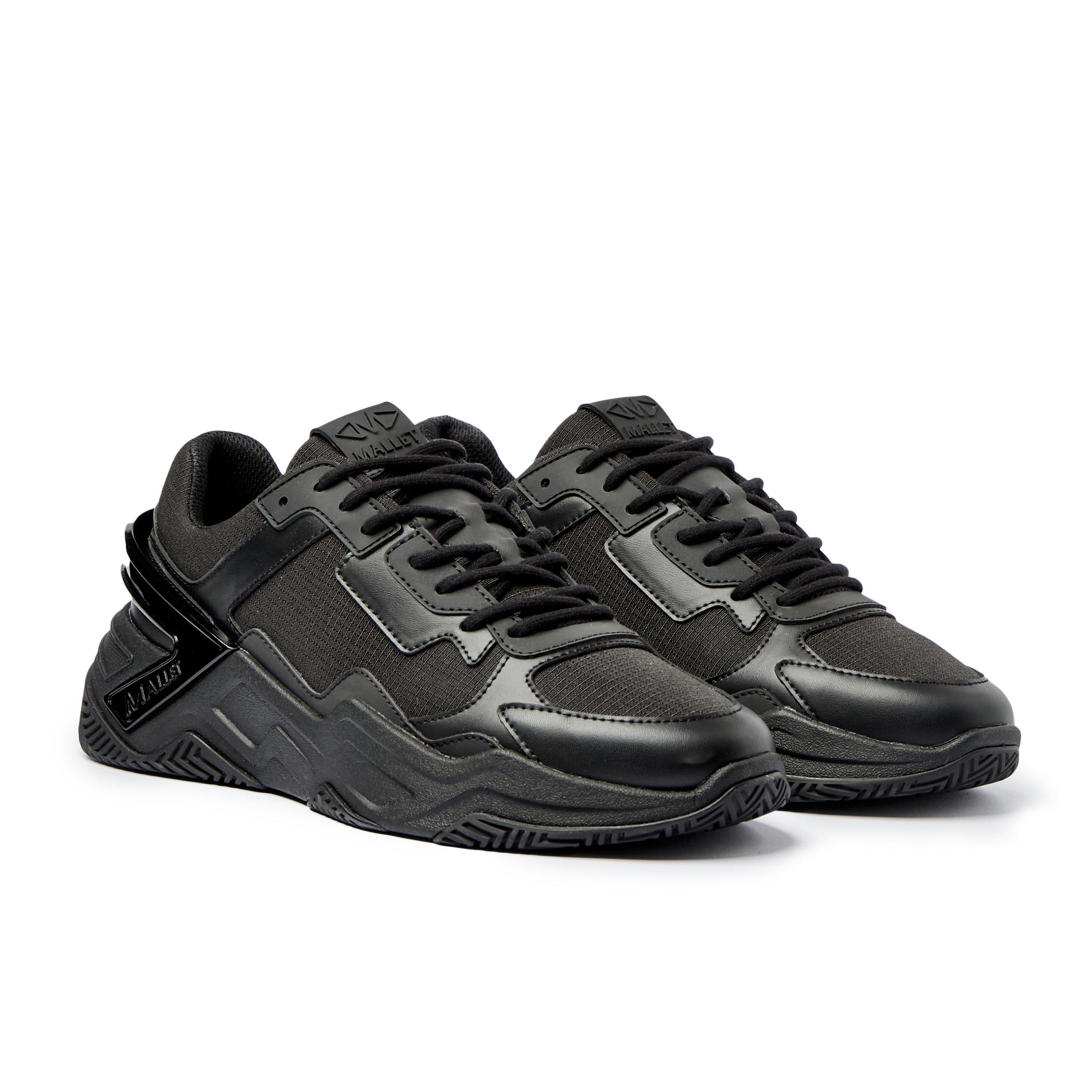 Triple Black - Mallet - Men's Union Chunky Trainers - 3