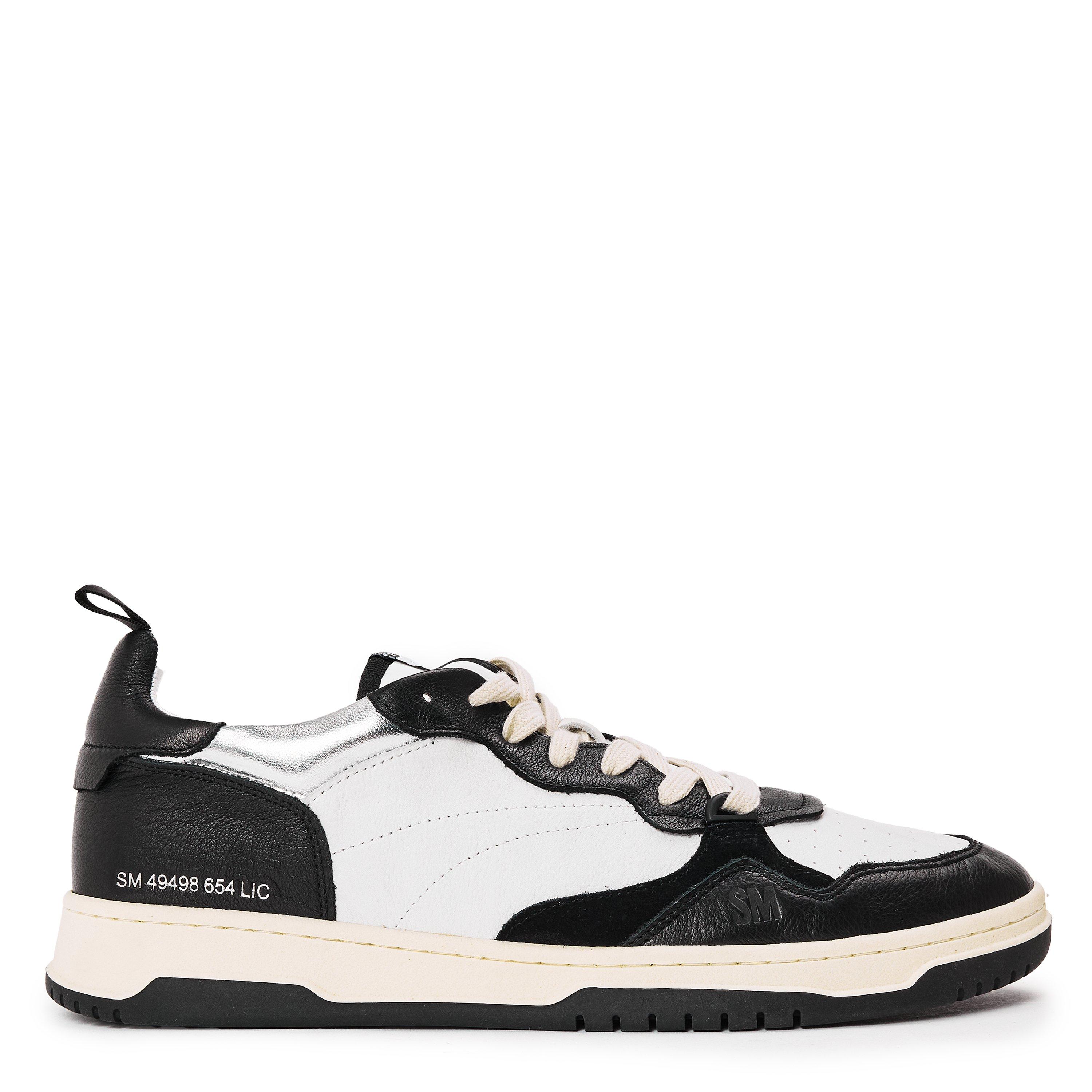 Black/Whte - Steve Madden - Men's Easton Low-Top Trainers - 1