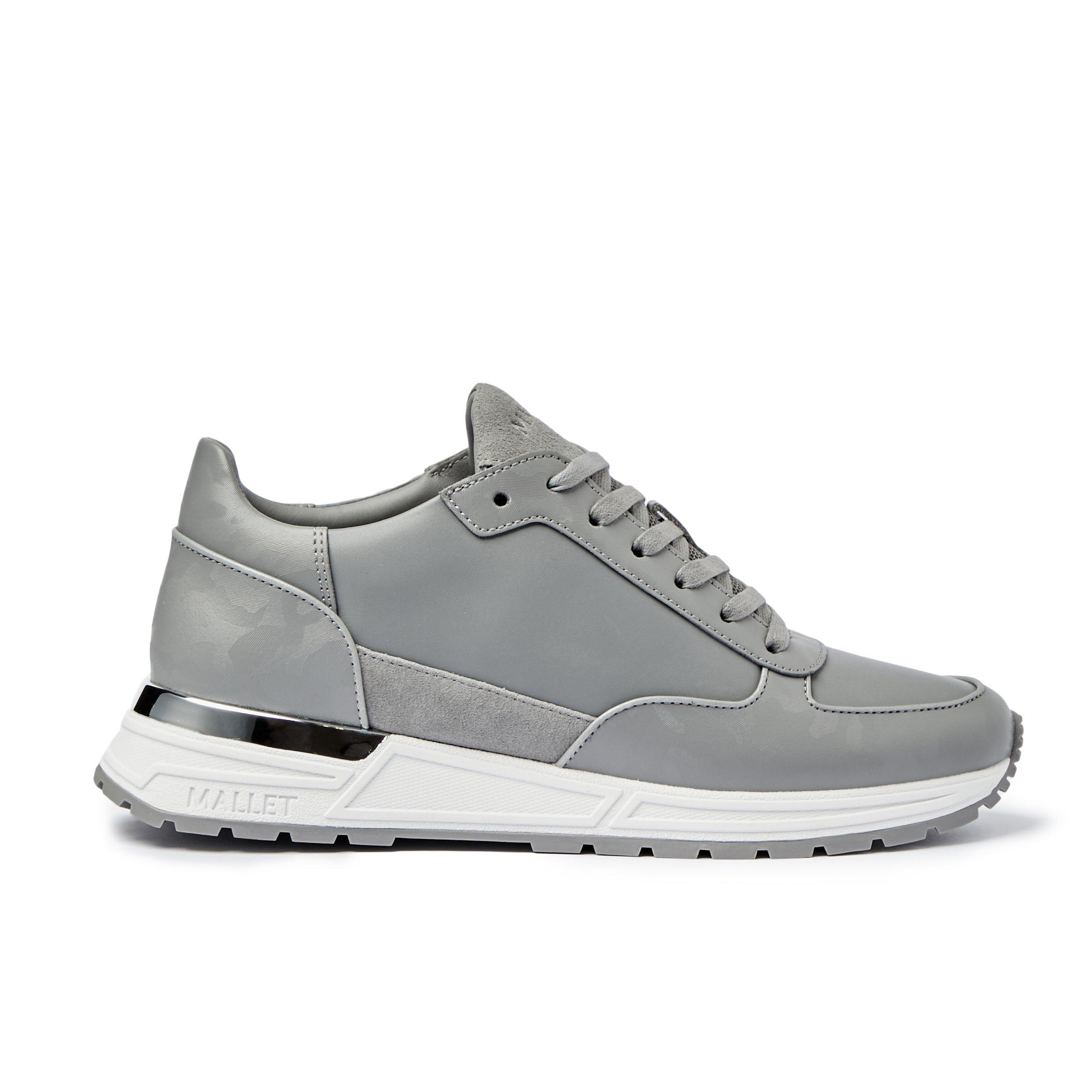 Mallet Popham Camo Trainers - Camo Grey - Size 9 (43)