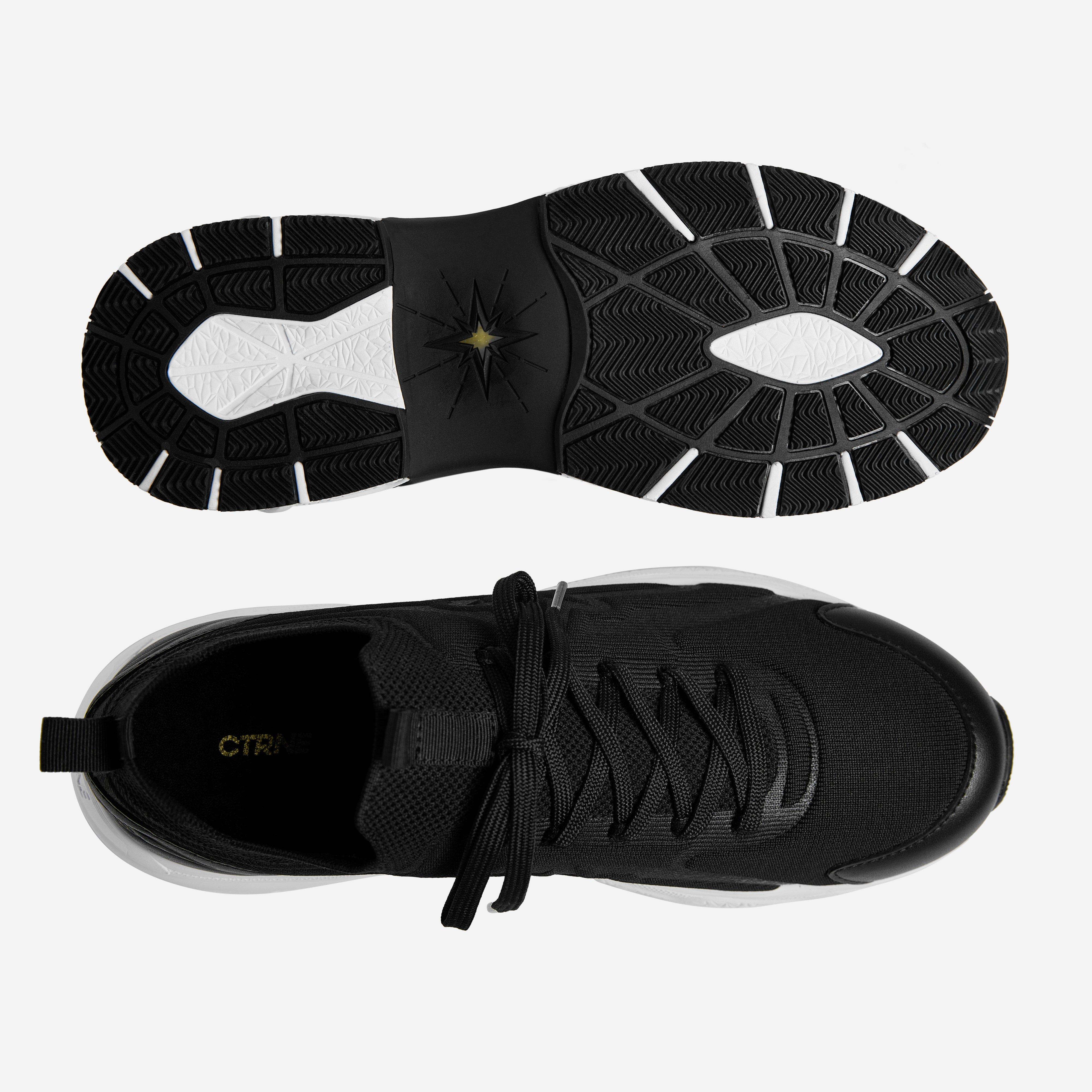 Black/White - CTRNE - Men's Awakening Snk Runners - 5