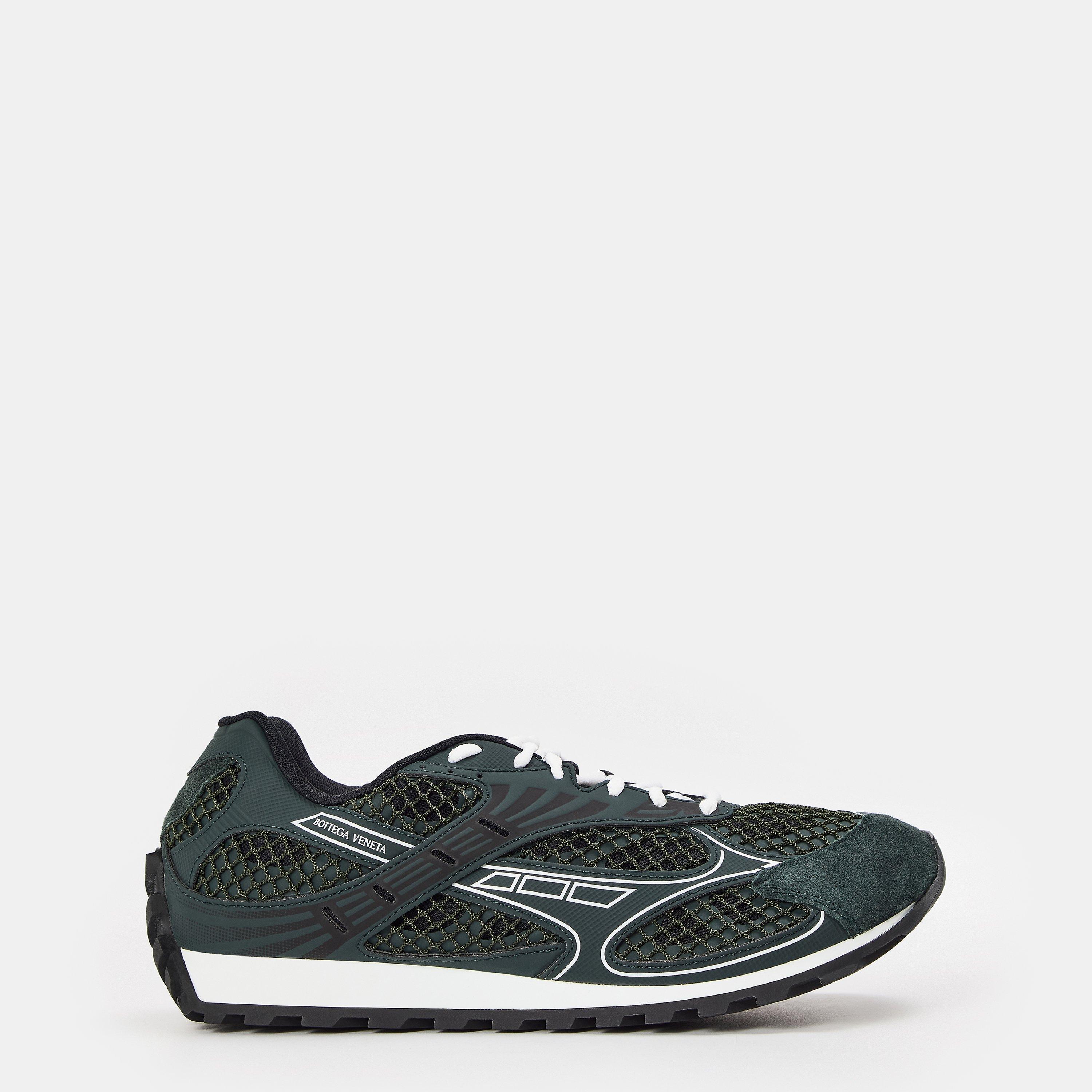 Bottega Veneta Mens Orbit Sneaker - Dark Green - Size 9 (43)