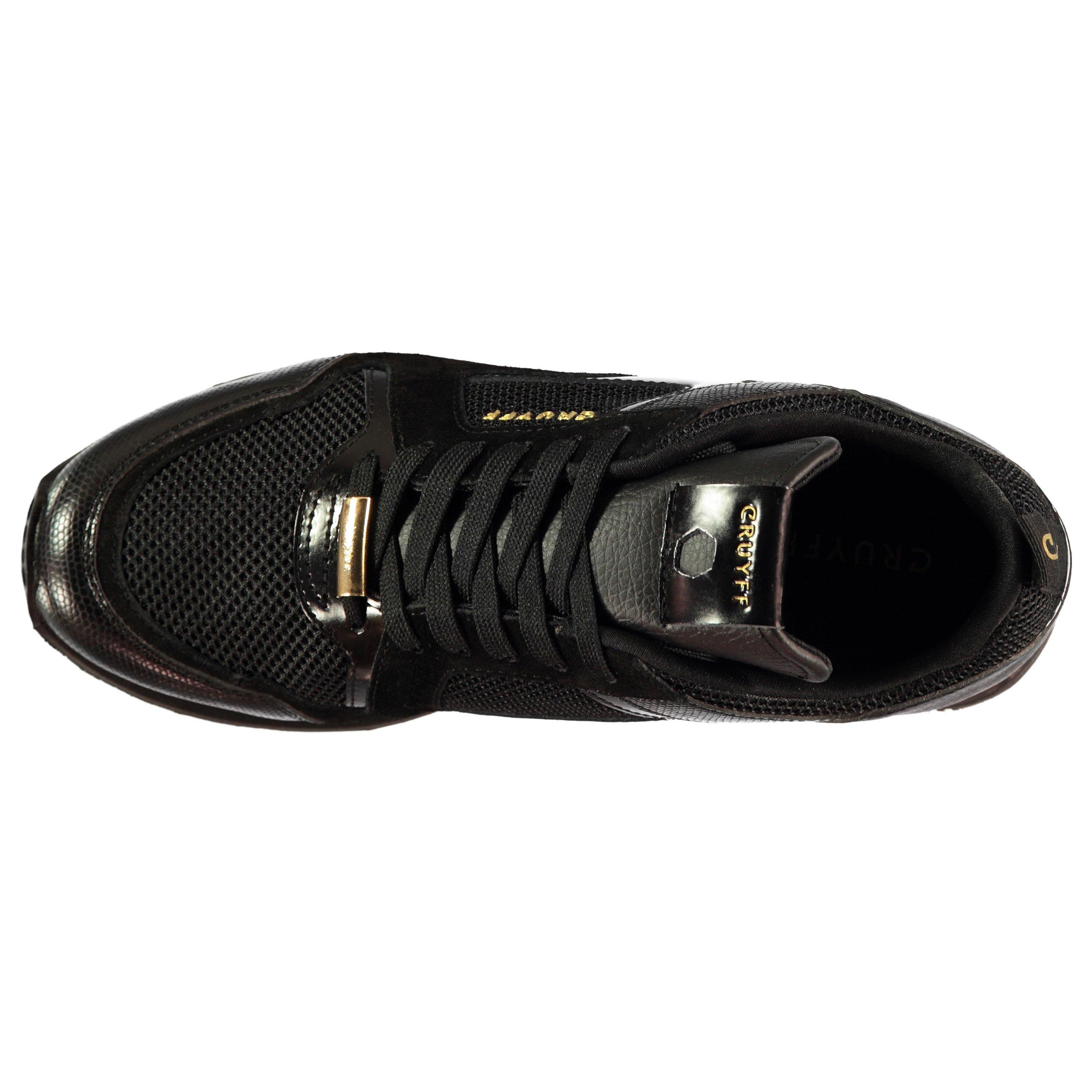 Black Suede - Cruyff - Lusso Trainers - 3