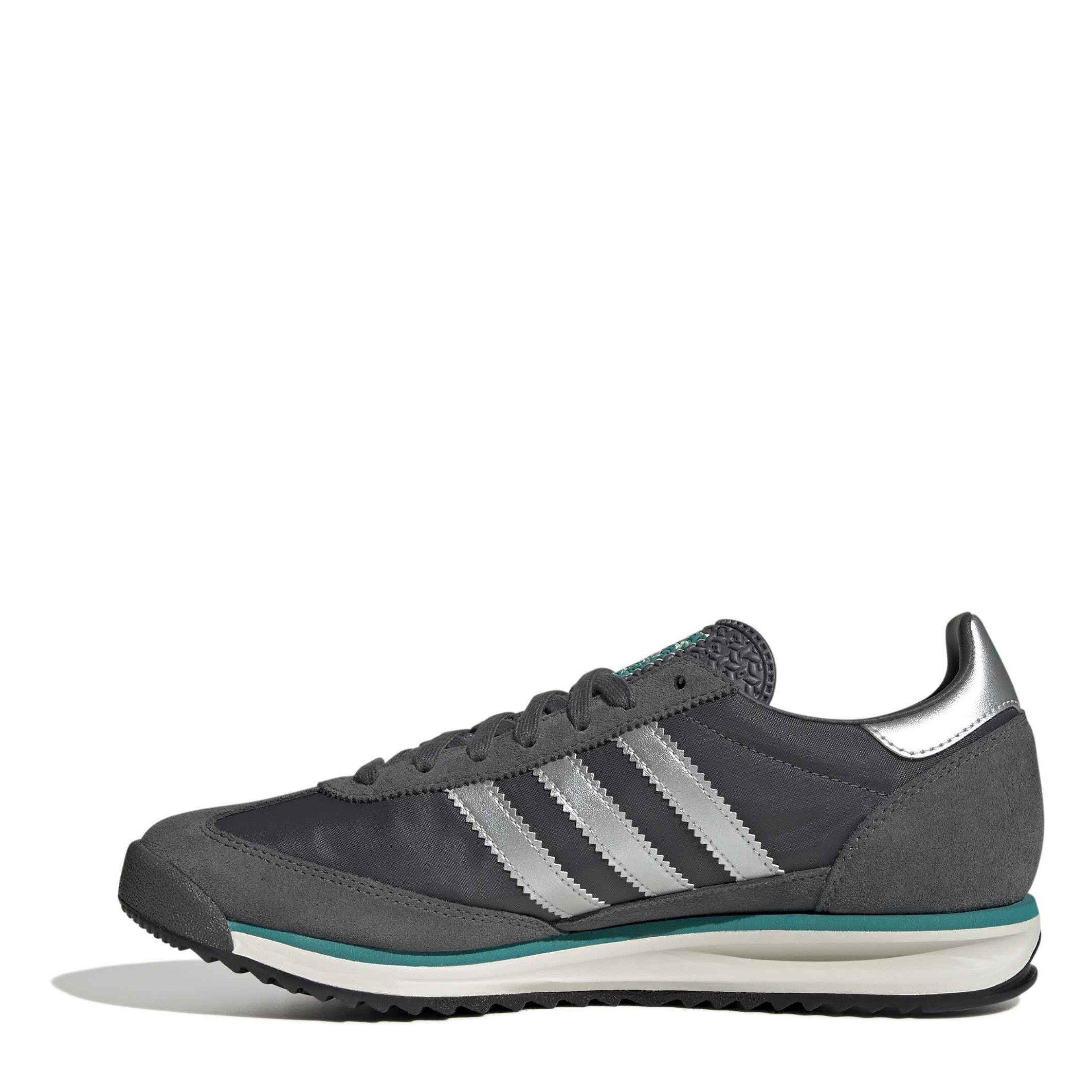 Grey/Blue - adidas Originals - SL72 RS Shoes - 2