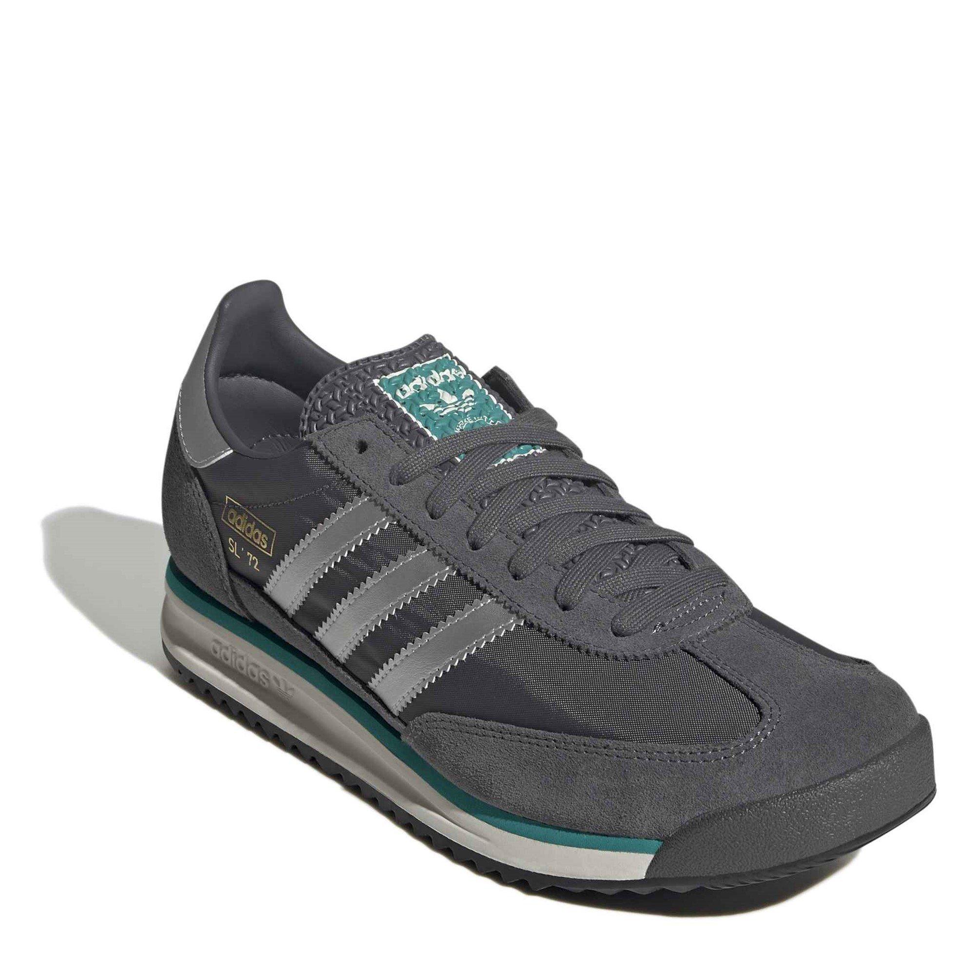 Grey/Blue - adidas Originals - SL72 RS Shoes - 3