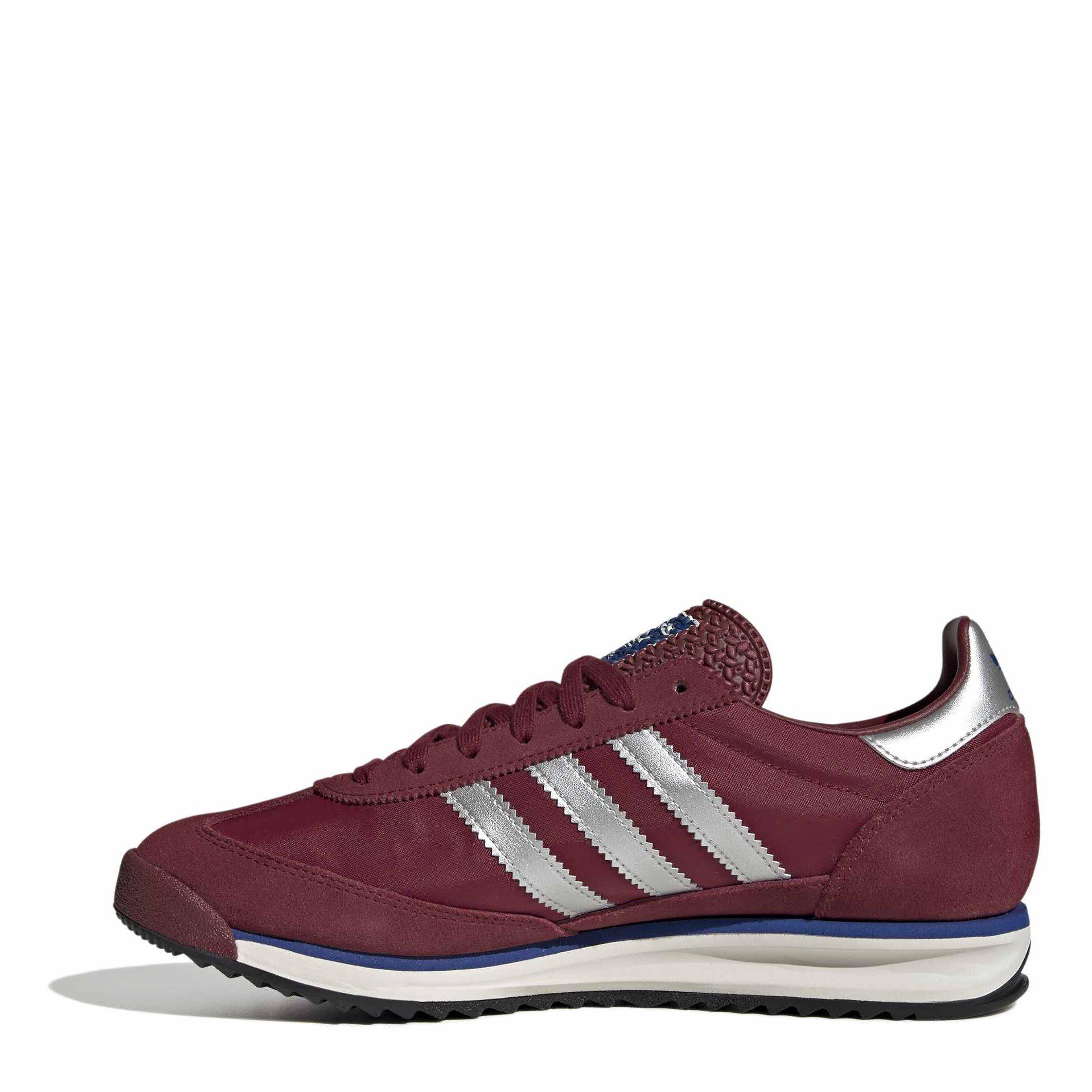 Burgundy/White - adidas Originals - SL72 RS Shoes - 2