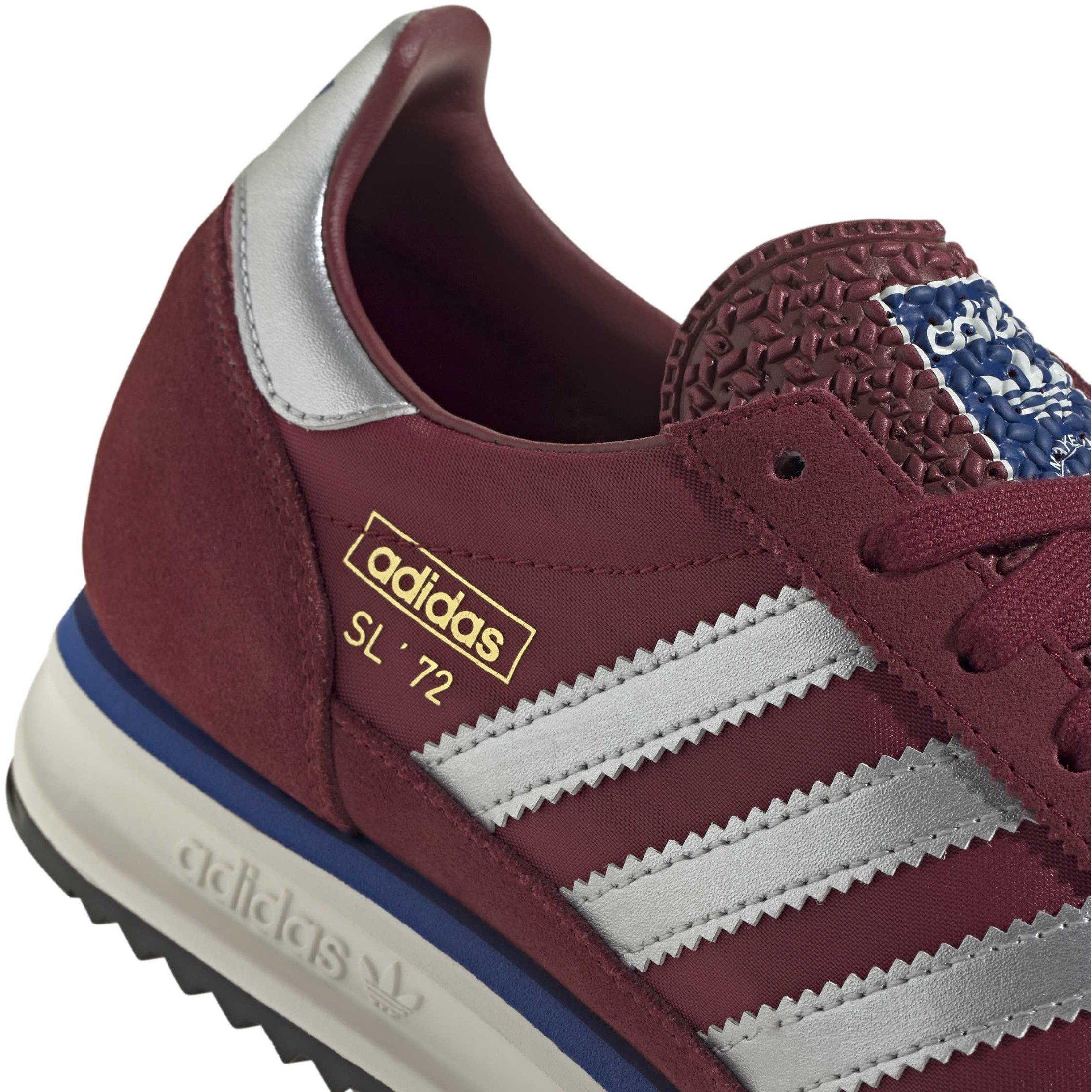 Burgundy/White - adidas Originals - SL72 RS Shoes - 8