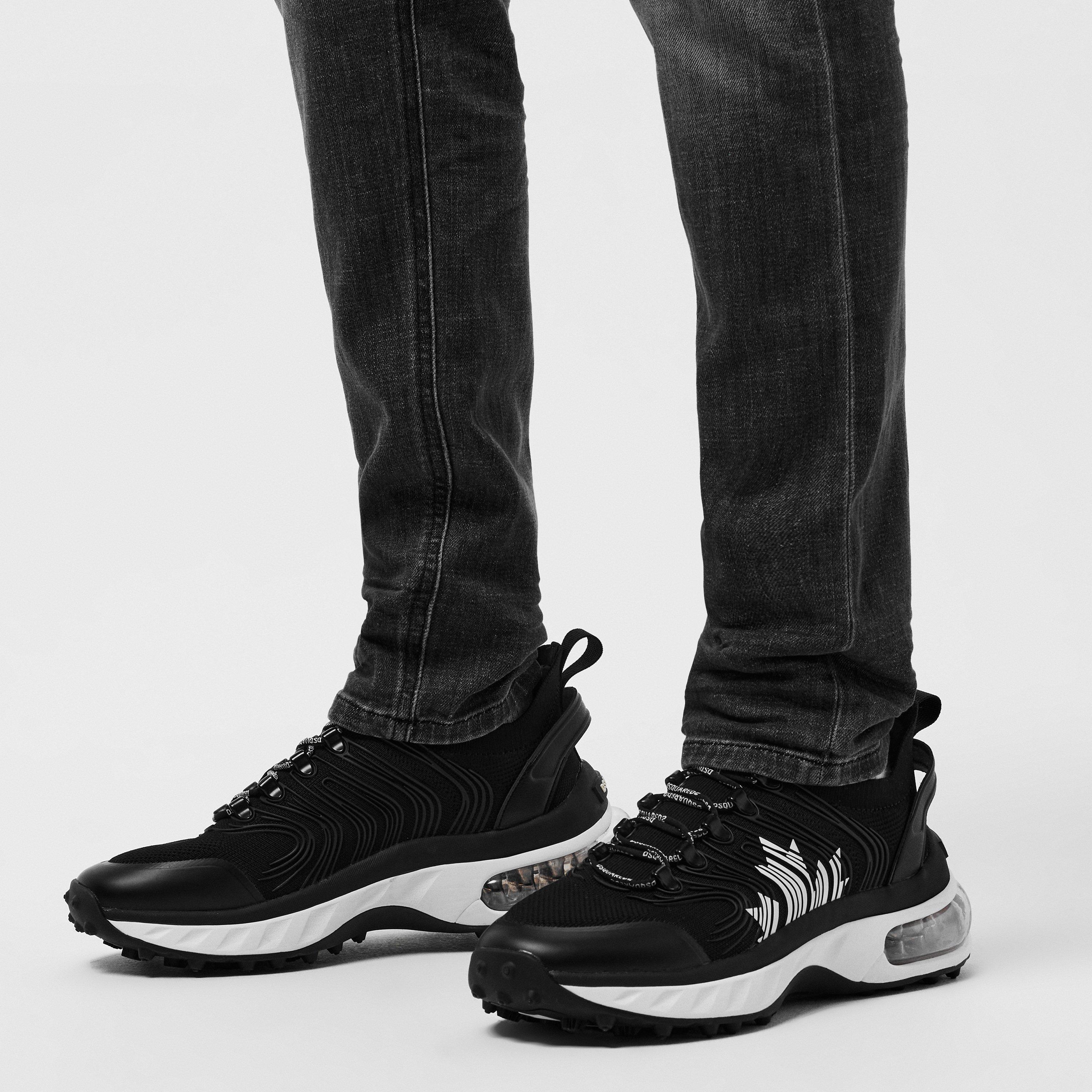 Black - DSquared2 - Men's Cushioned Runners - 3