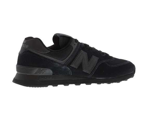 New balance 574 all black best sale