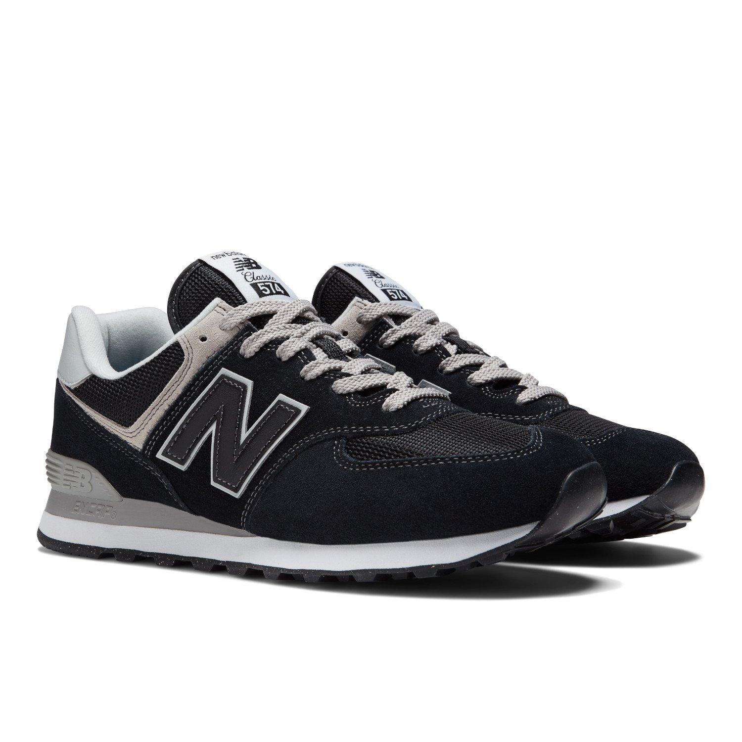 Black/White - New Balance - NB 574 Mens - 4