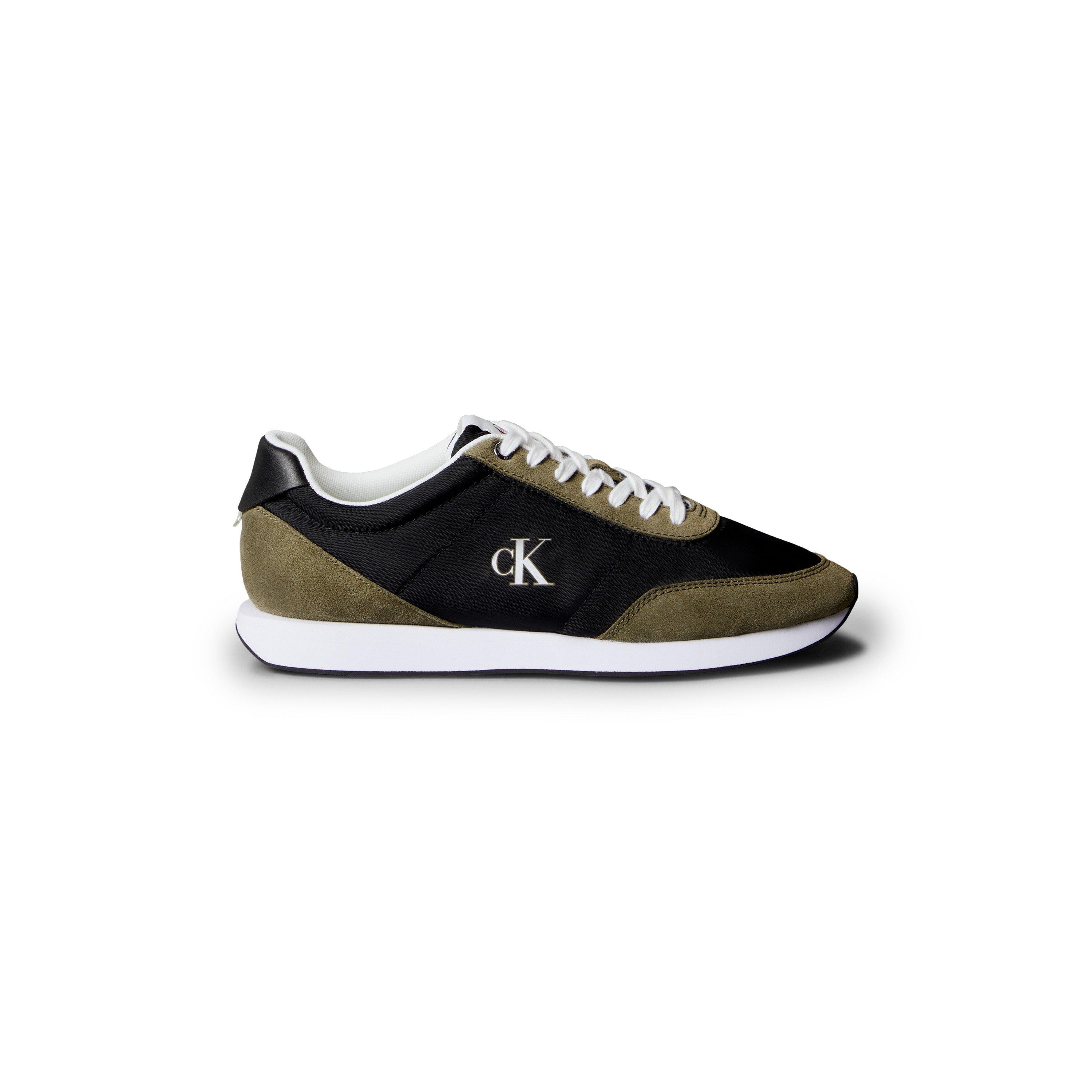 Calvin Klein Men's Ck Retro Runners - Black/White - 8 (42)