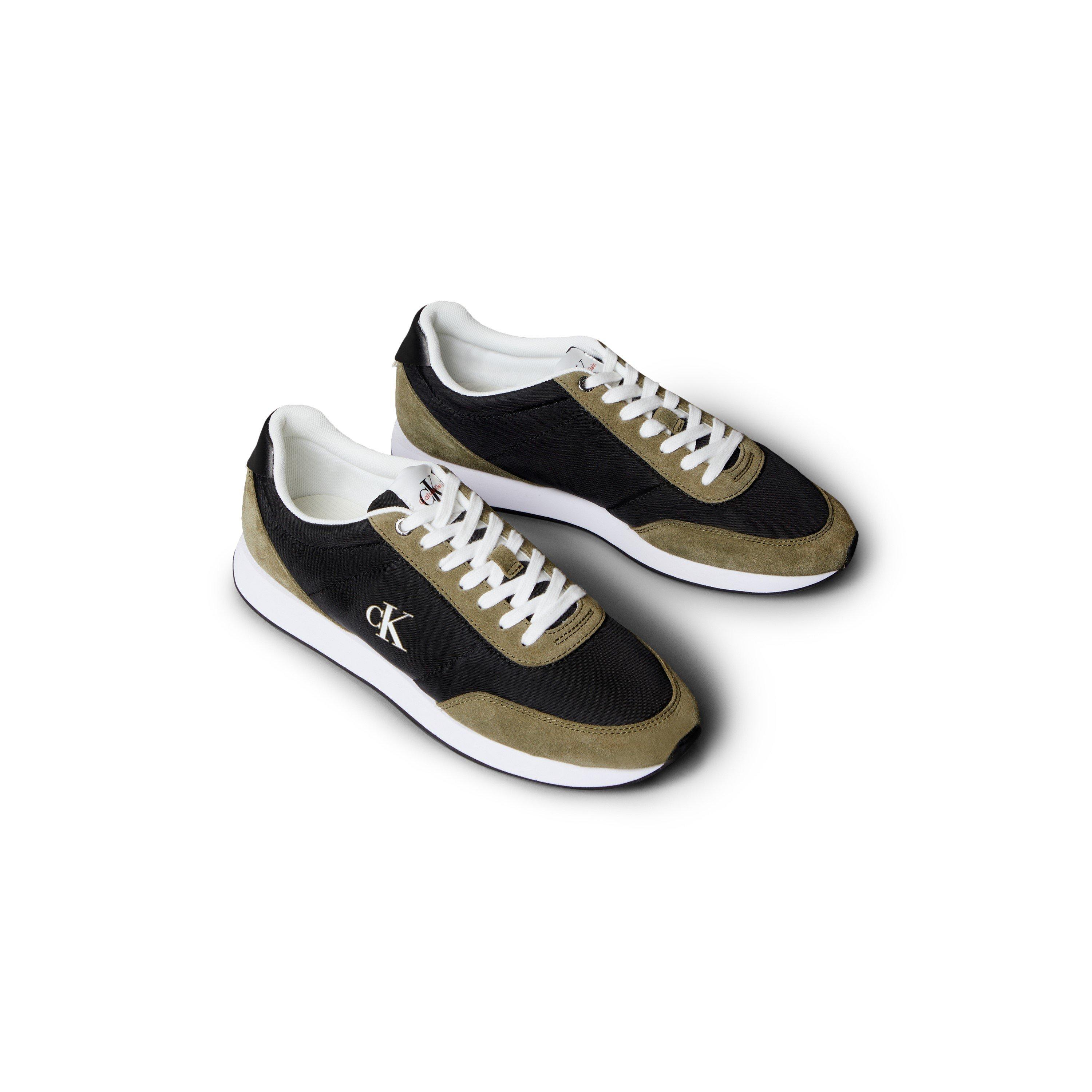 Black/White - Calvin Klein - Men's CK Retro Runners - 2