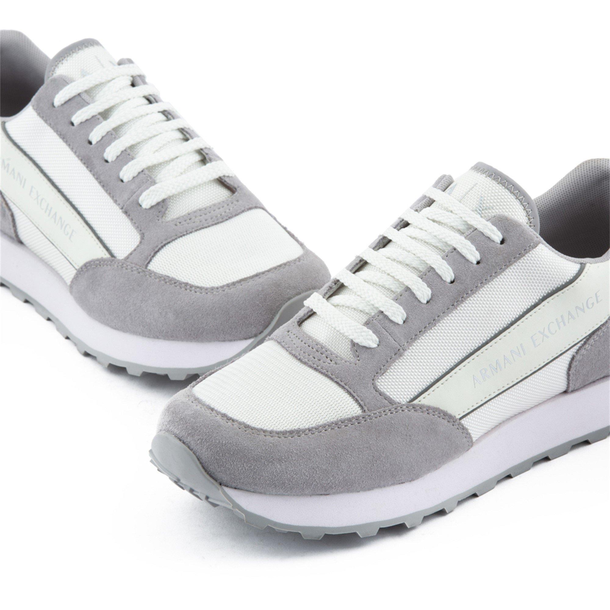 Wit/Grijs - Armani Exchange - Armani Exchange Modern Runners - 4