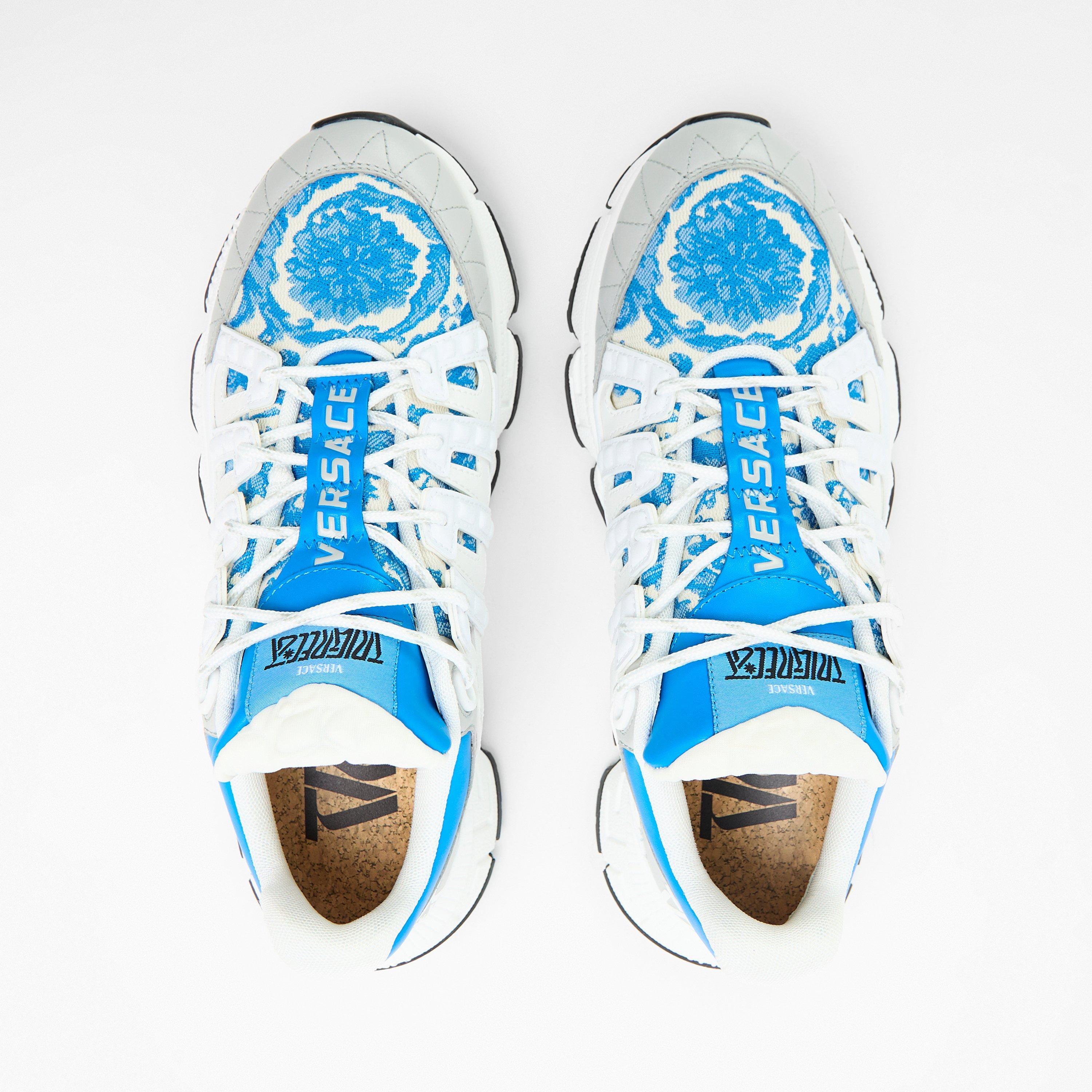 Grey - Versace - Men's Jacquard Runners - 5