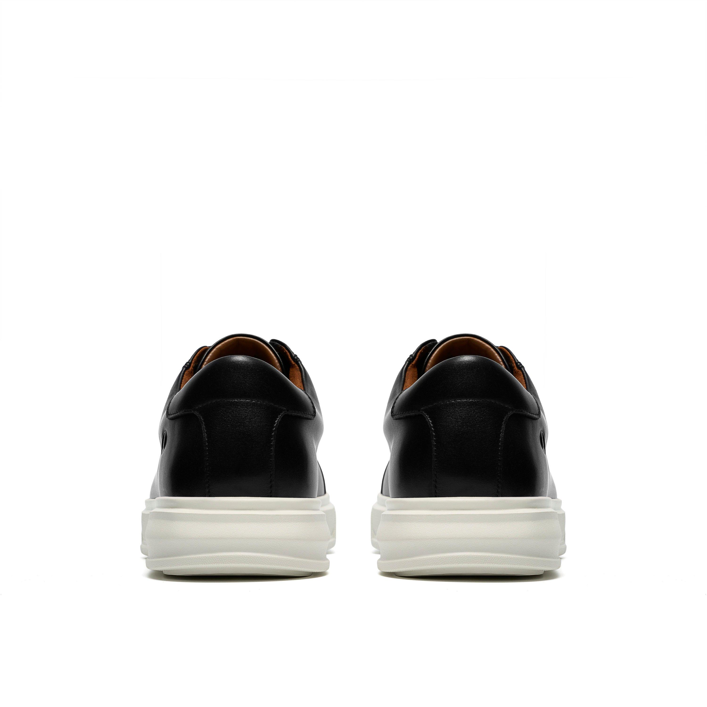 Black Leather - Clarks - Clarks Goswell Tie Sn62 - 5