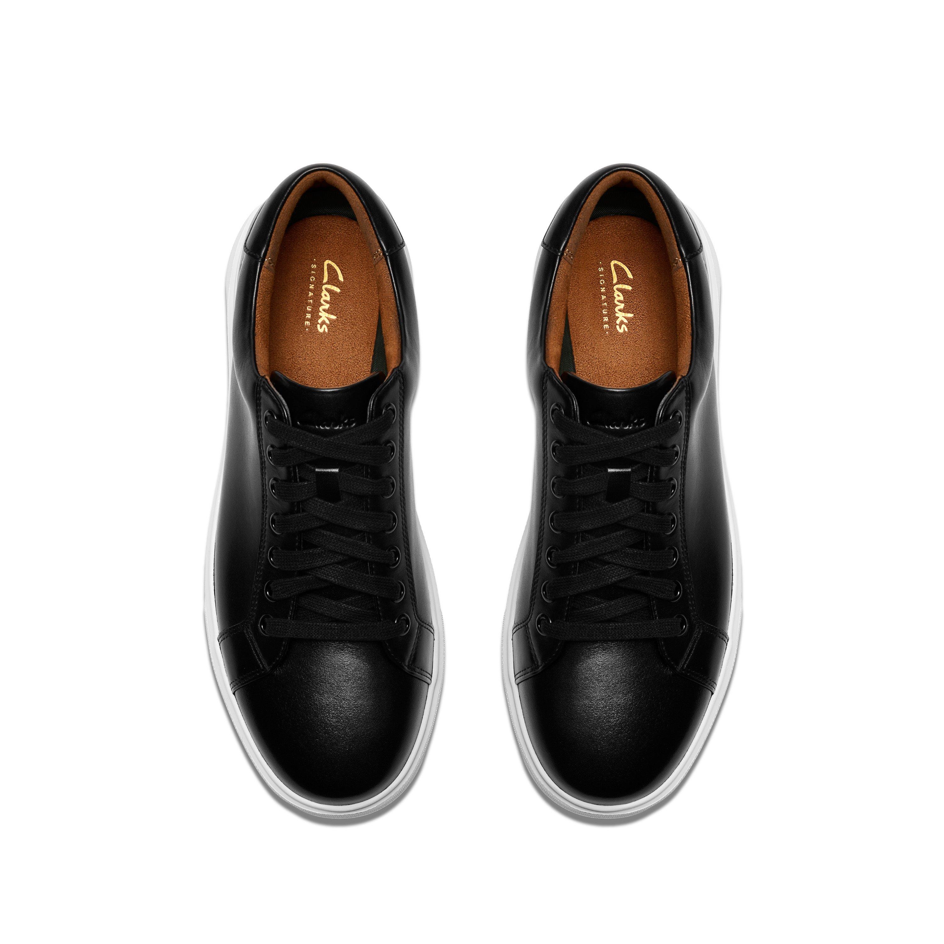 Black Leather - Clarks - Clarks Goswell Tie Sn62 - 6