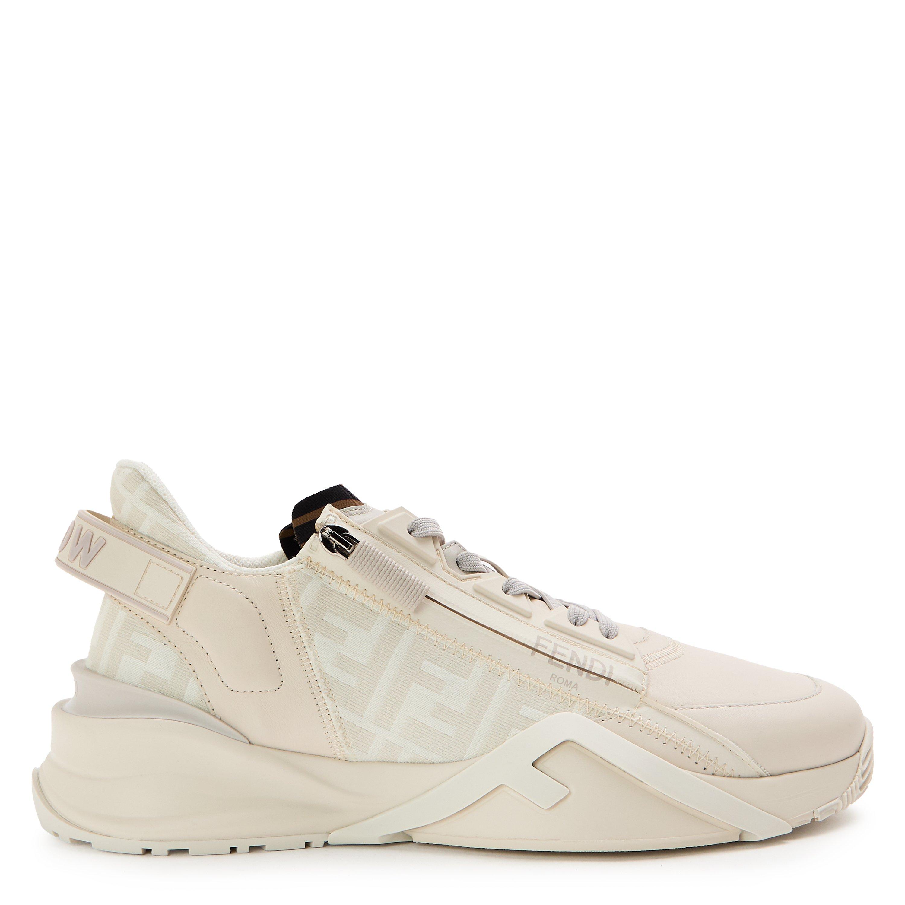 Fendi Men's Flow Runners - White - Size 9 (43)