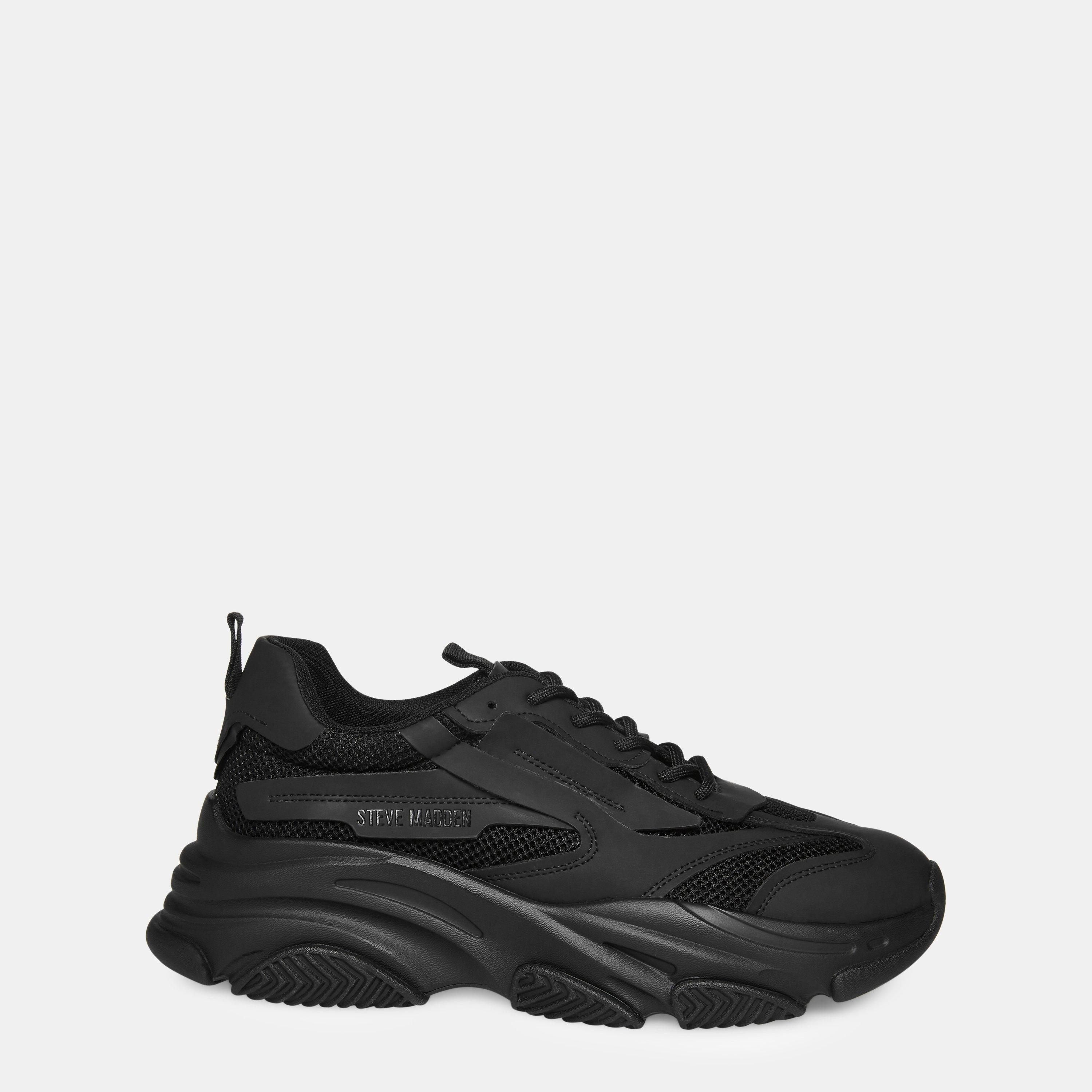 Steve Madden Possess Trainers - Black - Size 8 (42)