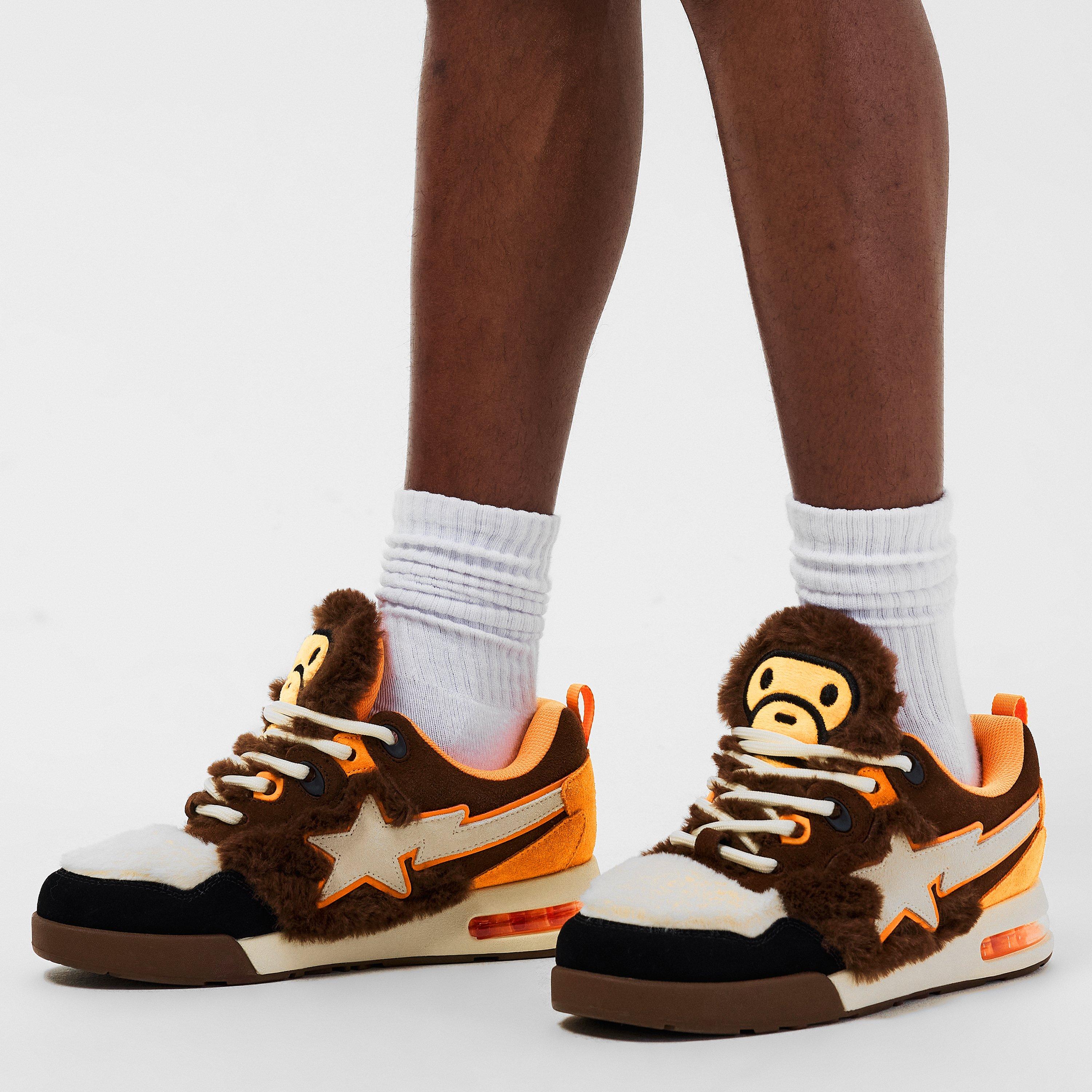 Brown - A Bathing Ape - Men's Bape Flip Sta Runners - 3