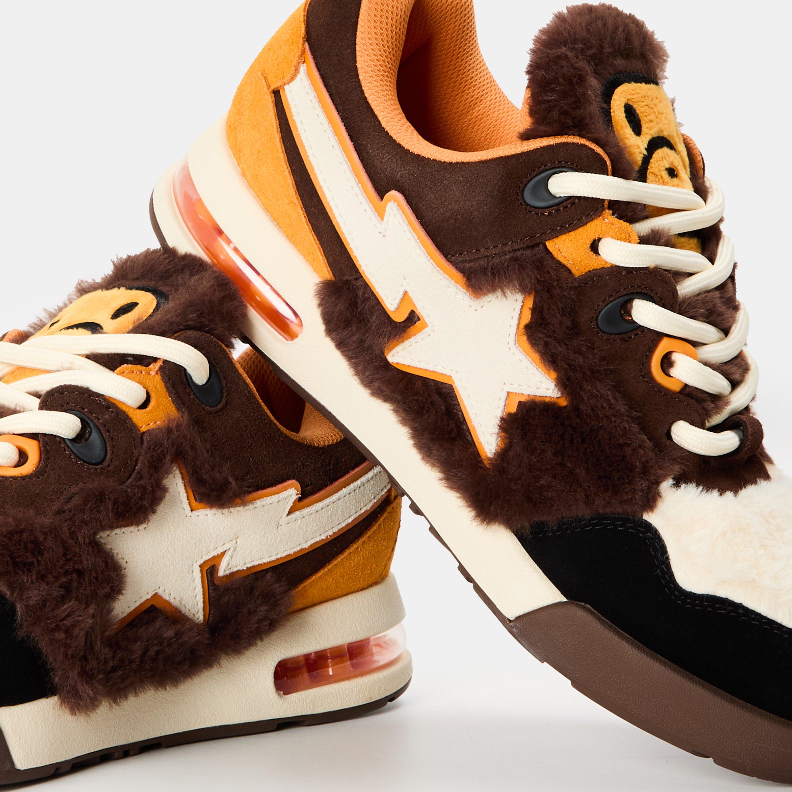 Brown - A Bathing Ape - Men's Bape Flip Sta Runners - 4