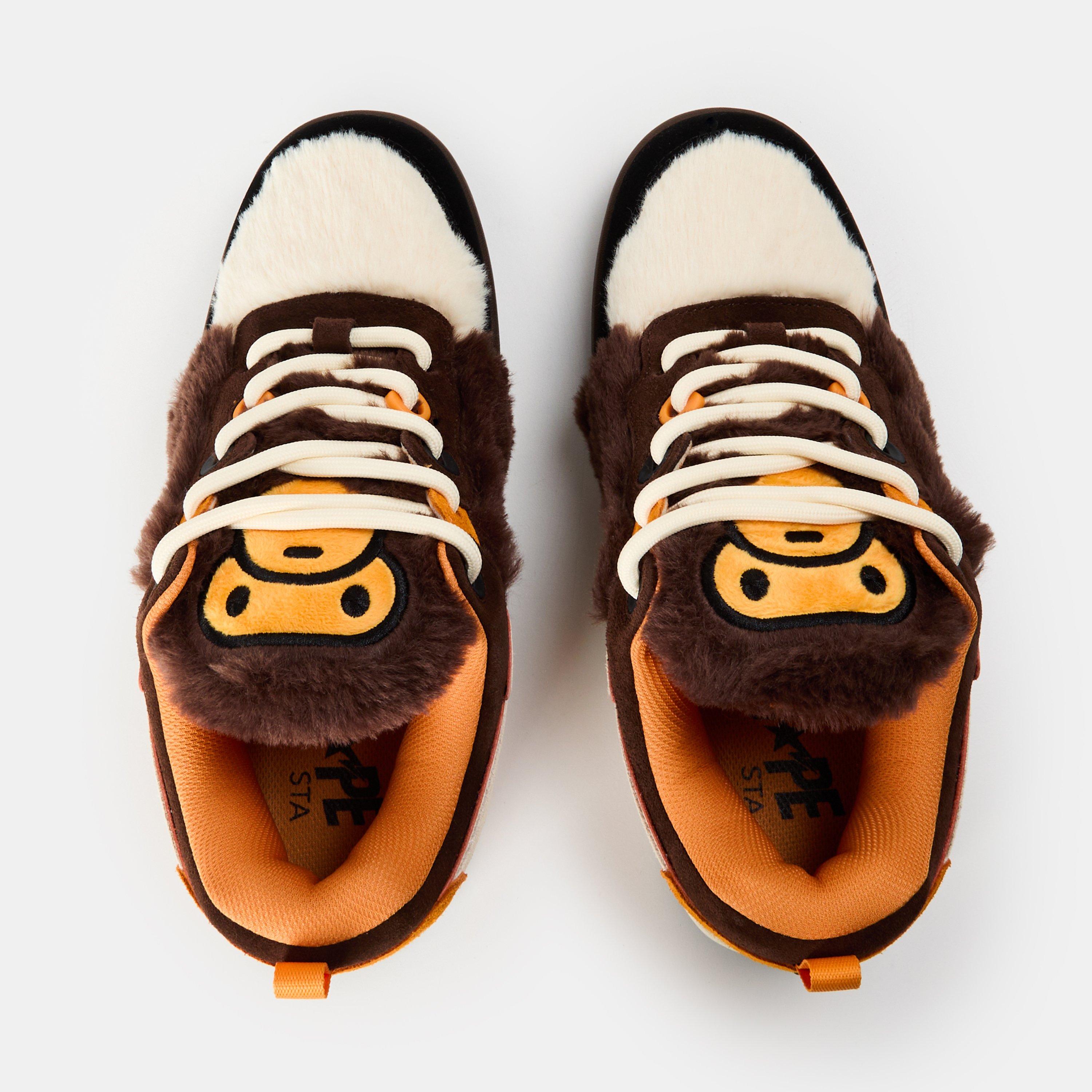 Brown - A Bathing Ape - Men's Bape Flip Sta Runners - 5