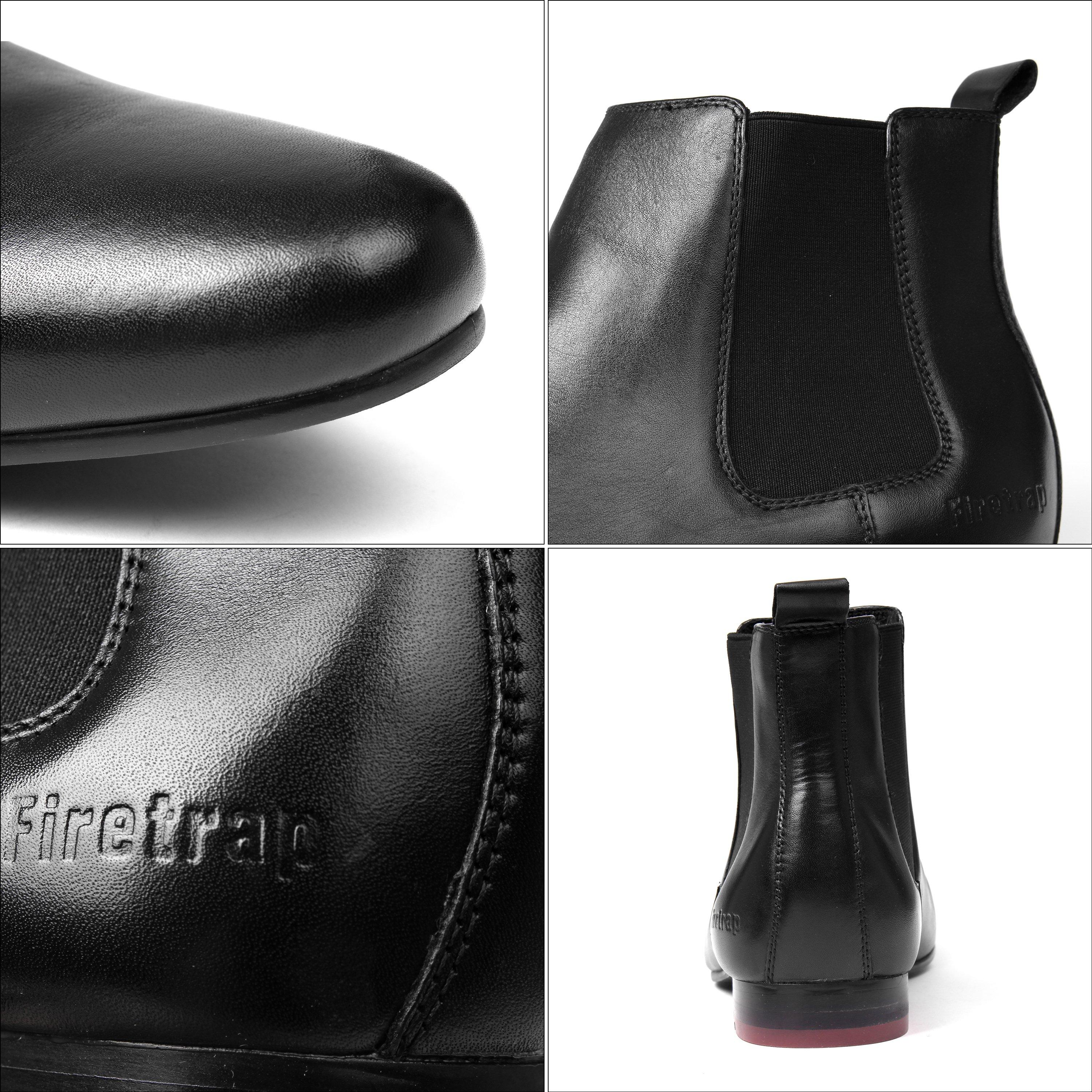 Schwarz - Firetrap - Mens Chelsea Boots - 6