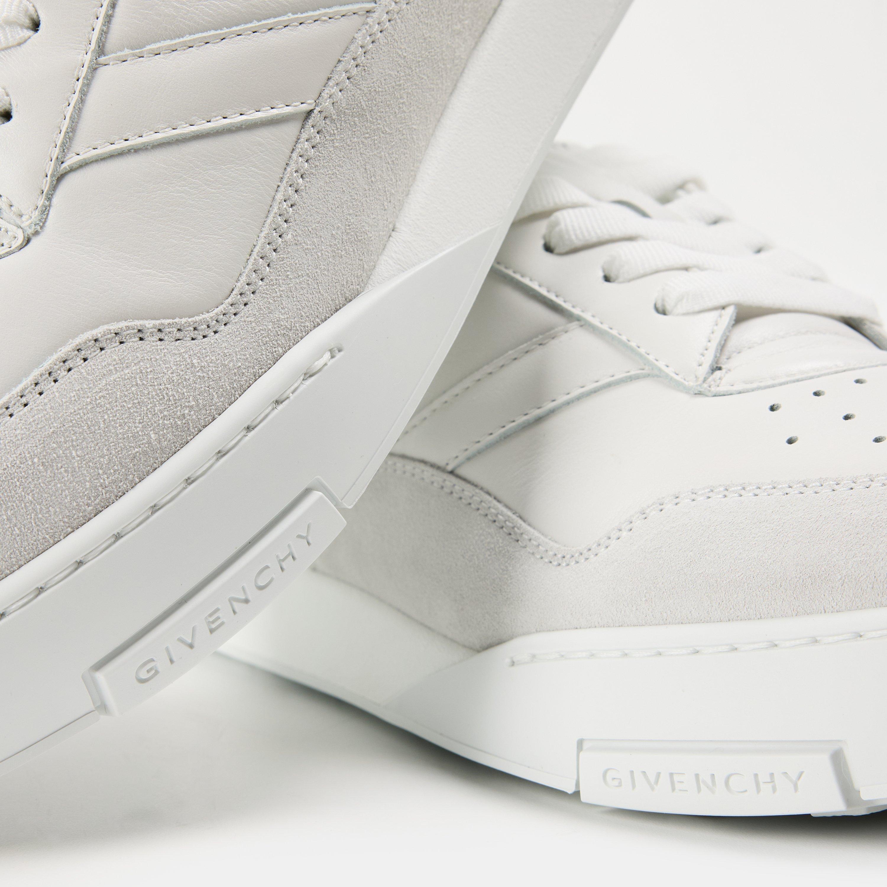 White - GIVENCHY - Men's GIV Yard Court Low-Top Trainers - 4