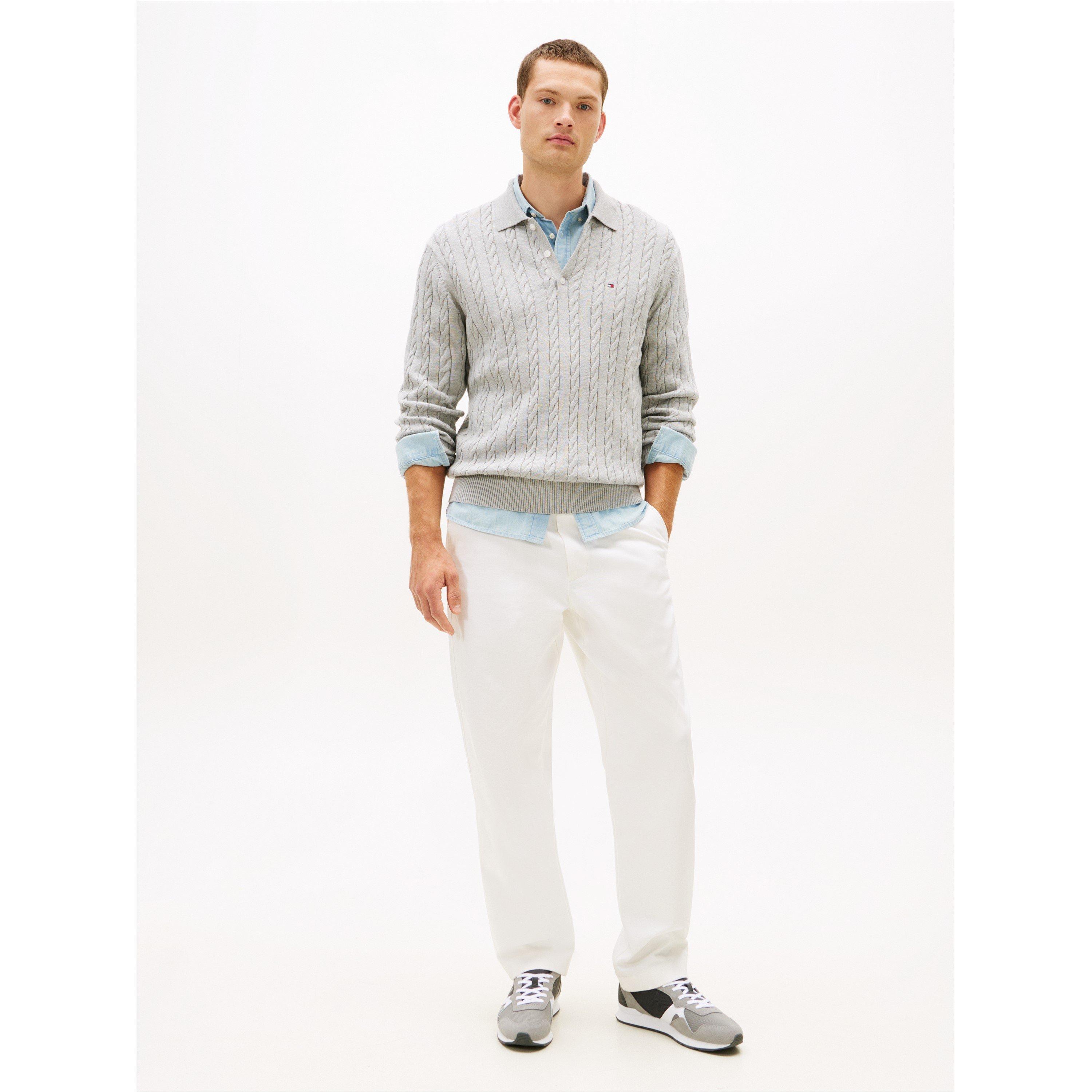 Uni Grey - Tommy Hilfiger - Men's Runner Icon Mix Runners - 2