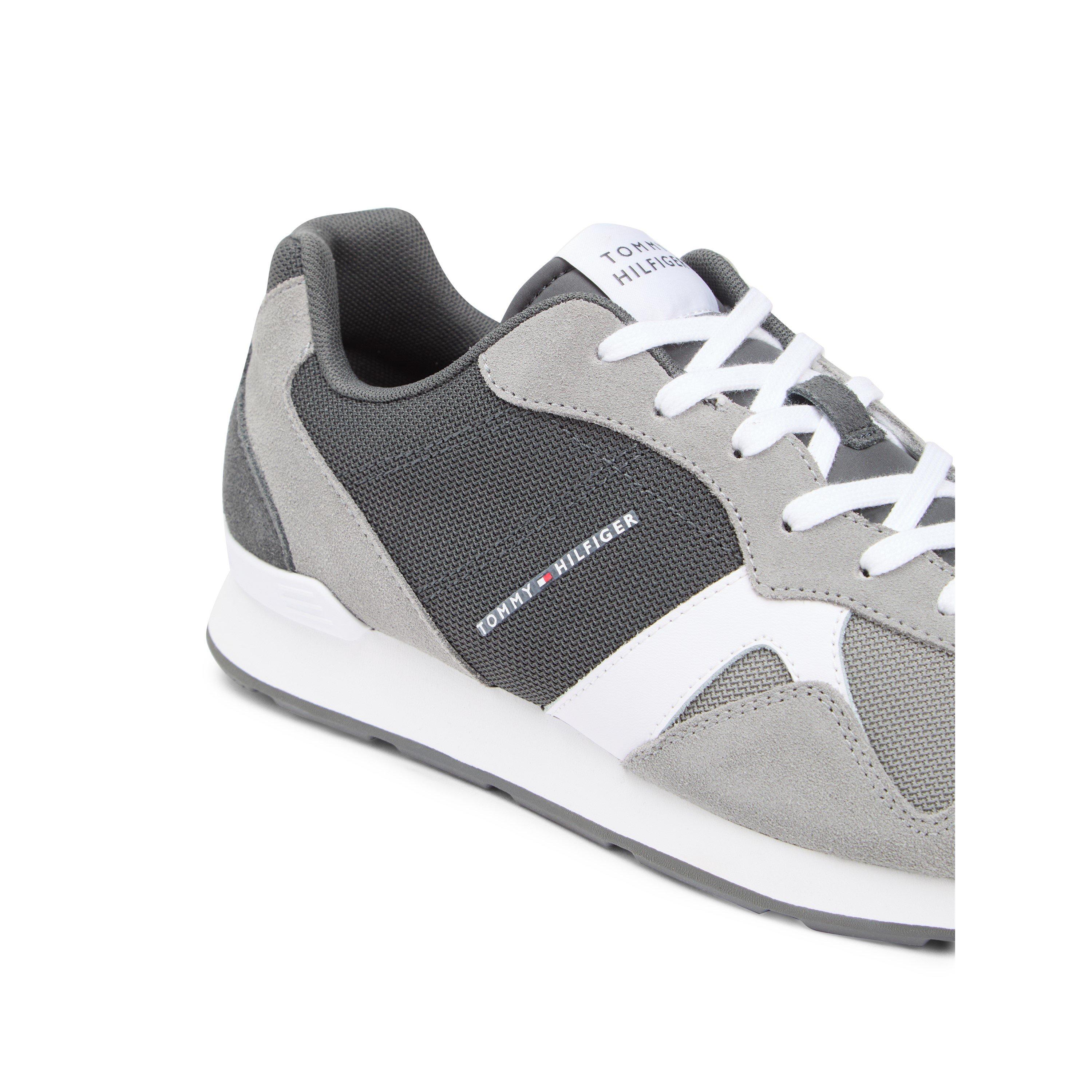 Uni Grey - Tommy Hilfiger - Men's Runner Icon Mix Runners - 5