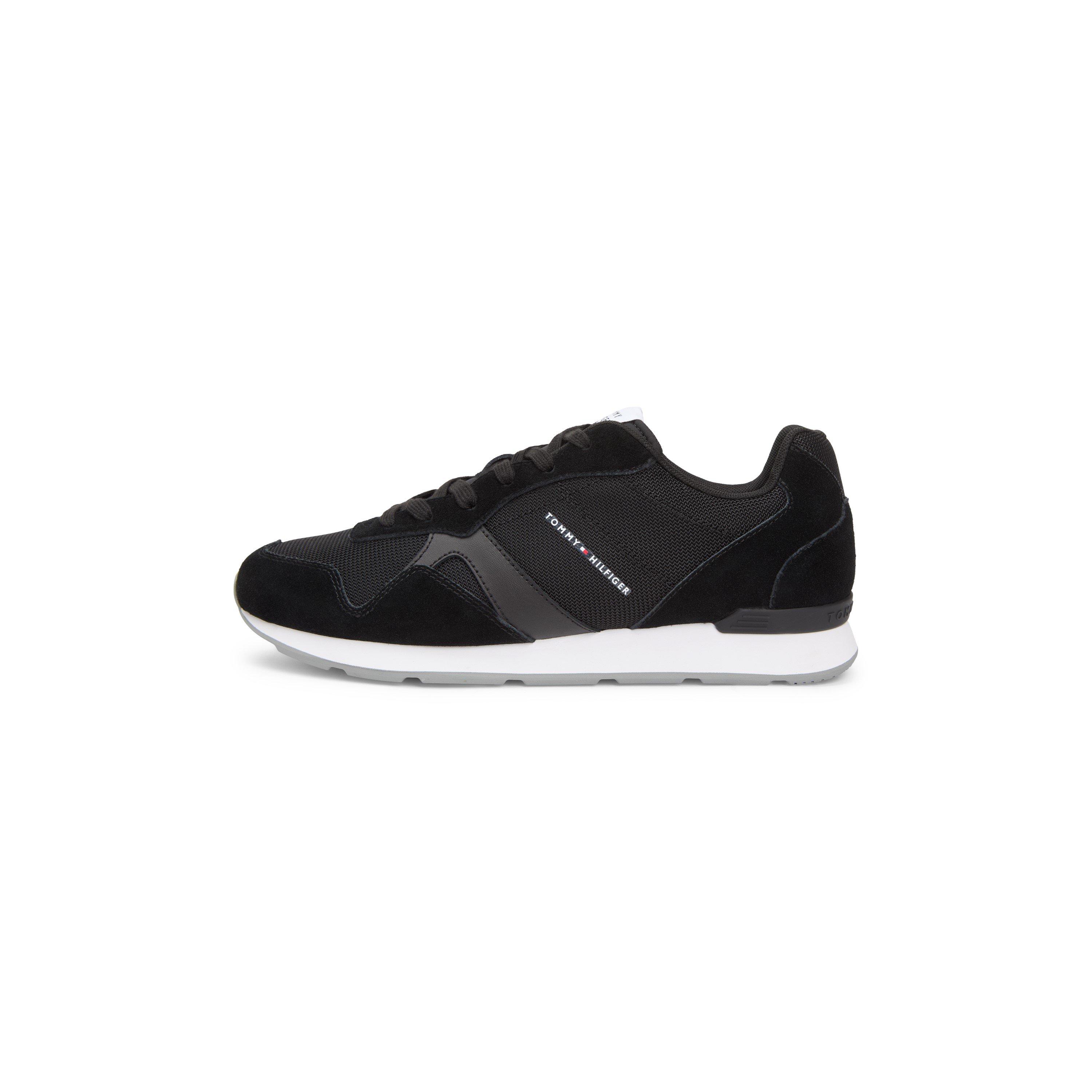 Tommy Hilfiger Men's Runner Icon Mix Runners - Black - 11 (46)